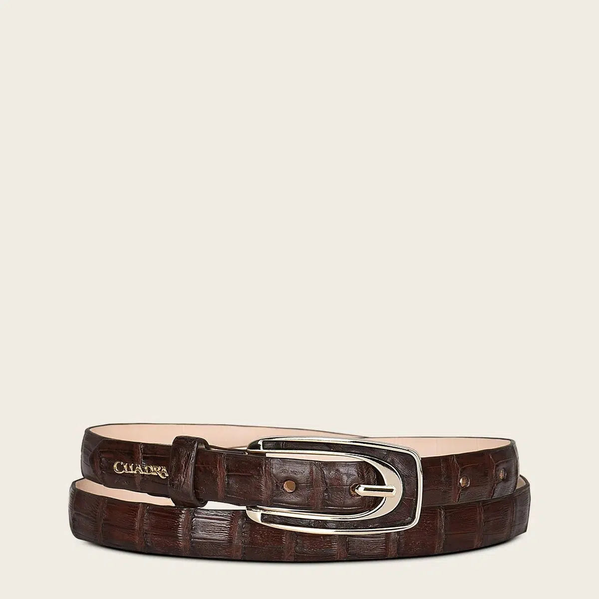 CDA21FC - Cuadra brown casual belt for woman-Kuet.us