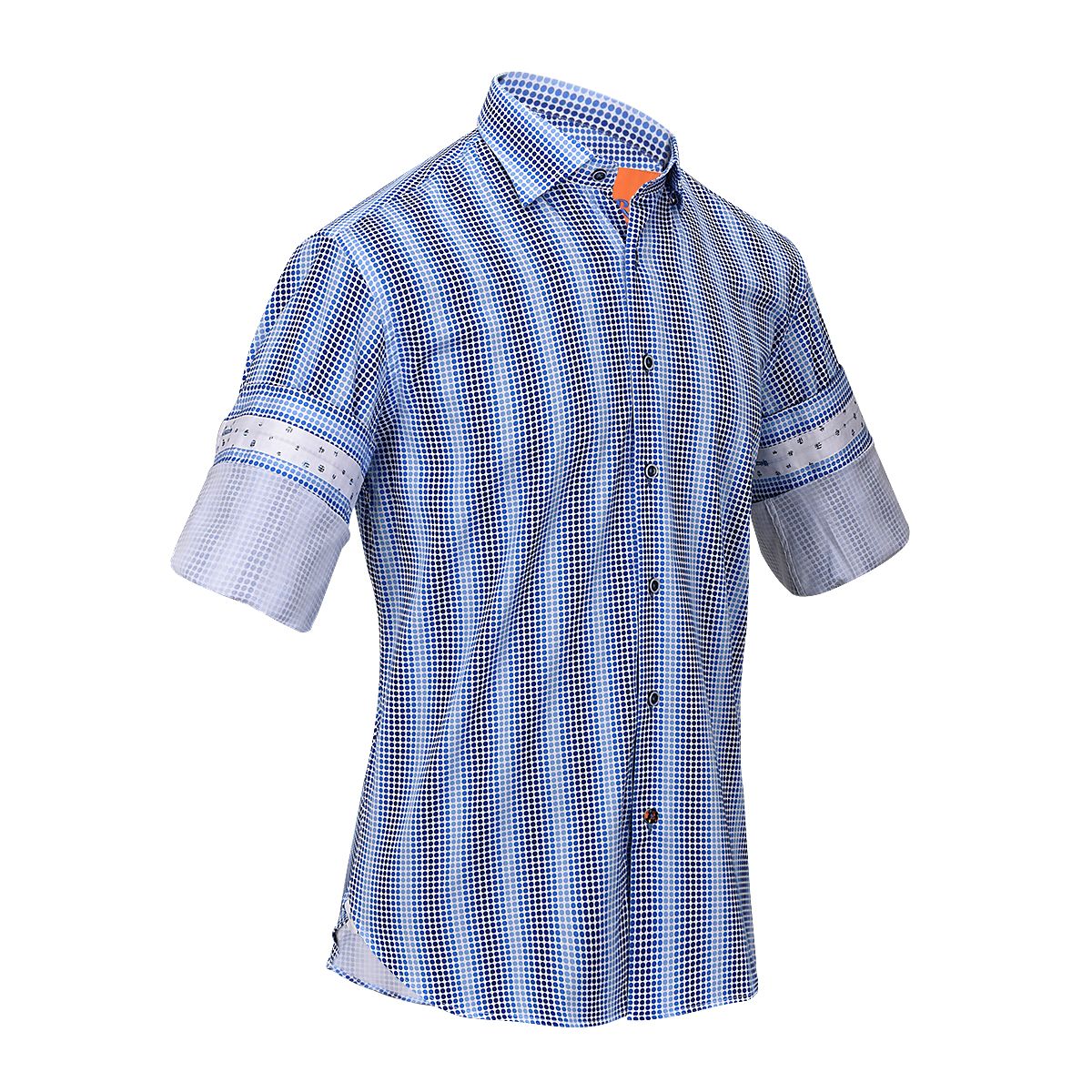 CM04619 - Cuadra blue casual fashion long sleeve cotton shirt for men.-CUADRA-Kuet-Cuadra-Boots