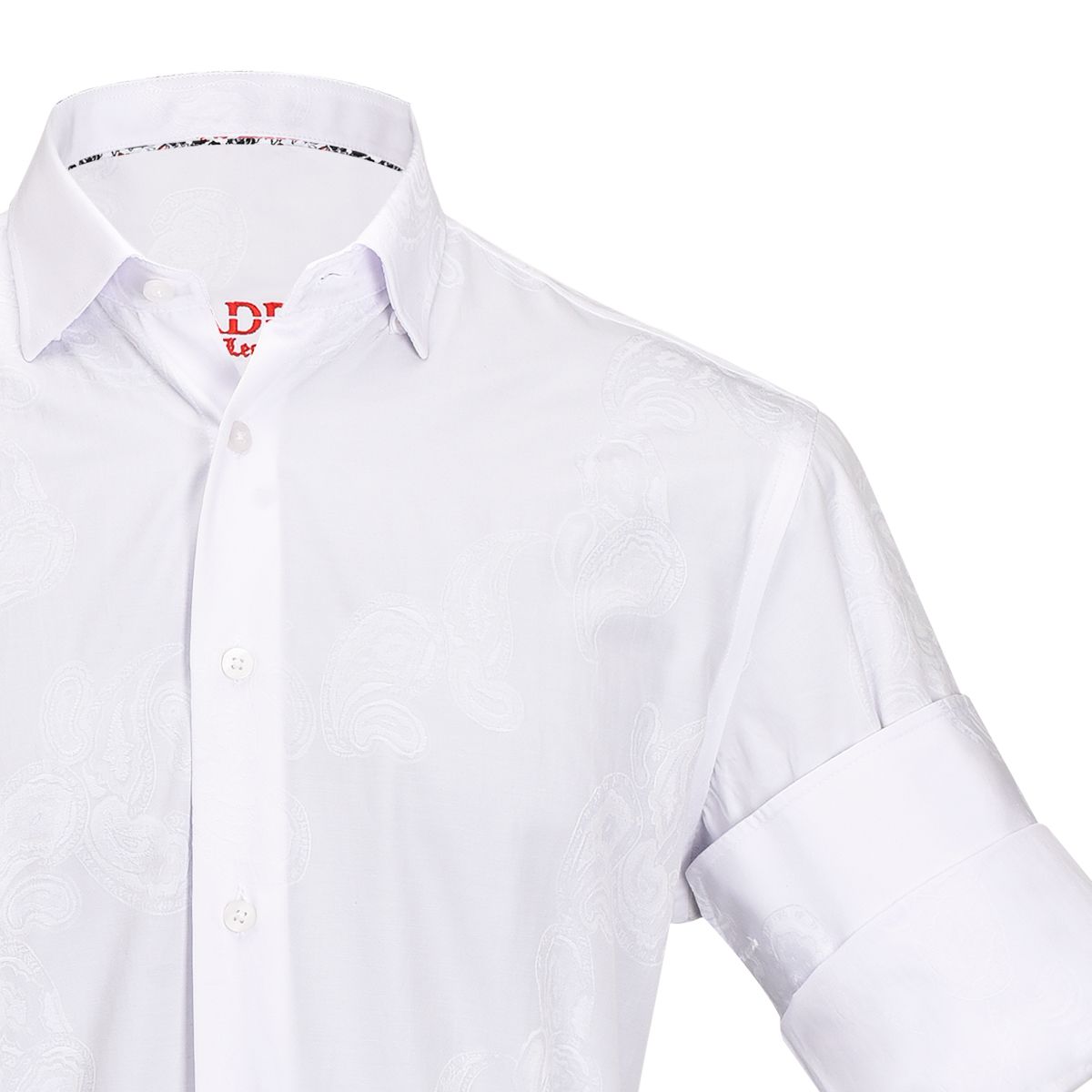 CM04625 - Cuadra white casual dress long sleeve cotton shirt for men-Kuet.us