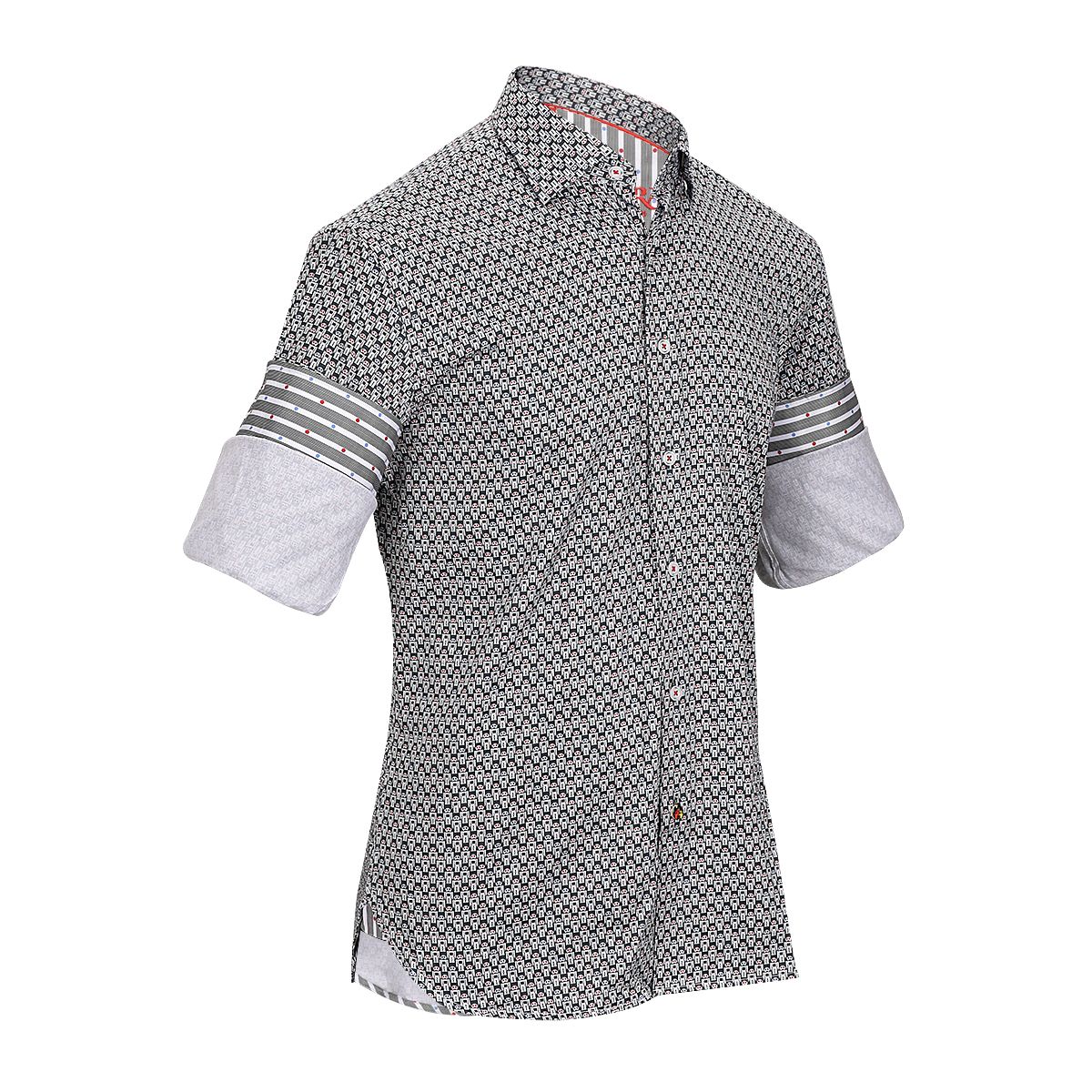 CM04627 - Cuadra multicolor fashion western long sleeve cotton shirt for men-Kuet.us