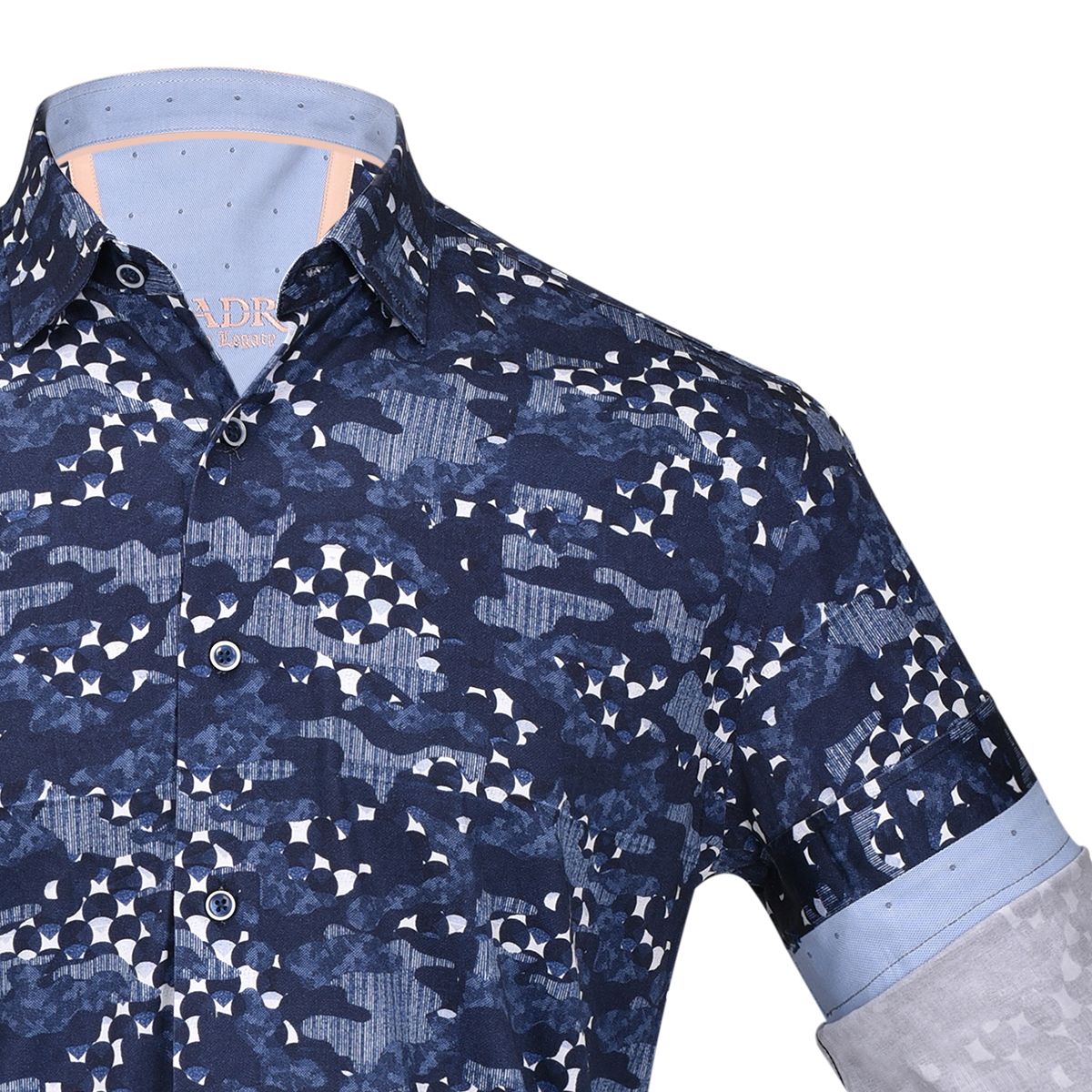 CM04642 - Cuadra blue casual fashion long sleeve cotton shirt for men.-CUADRA-Kuet-Cuadra-Boots