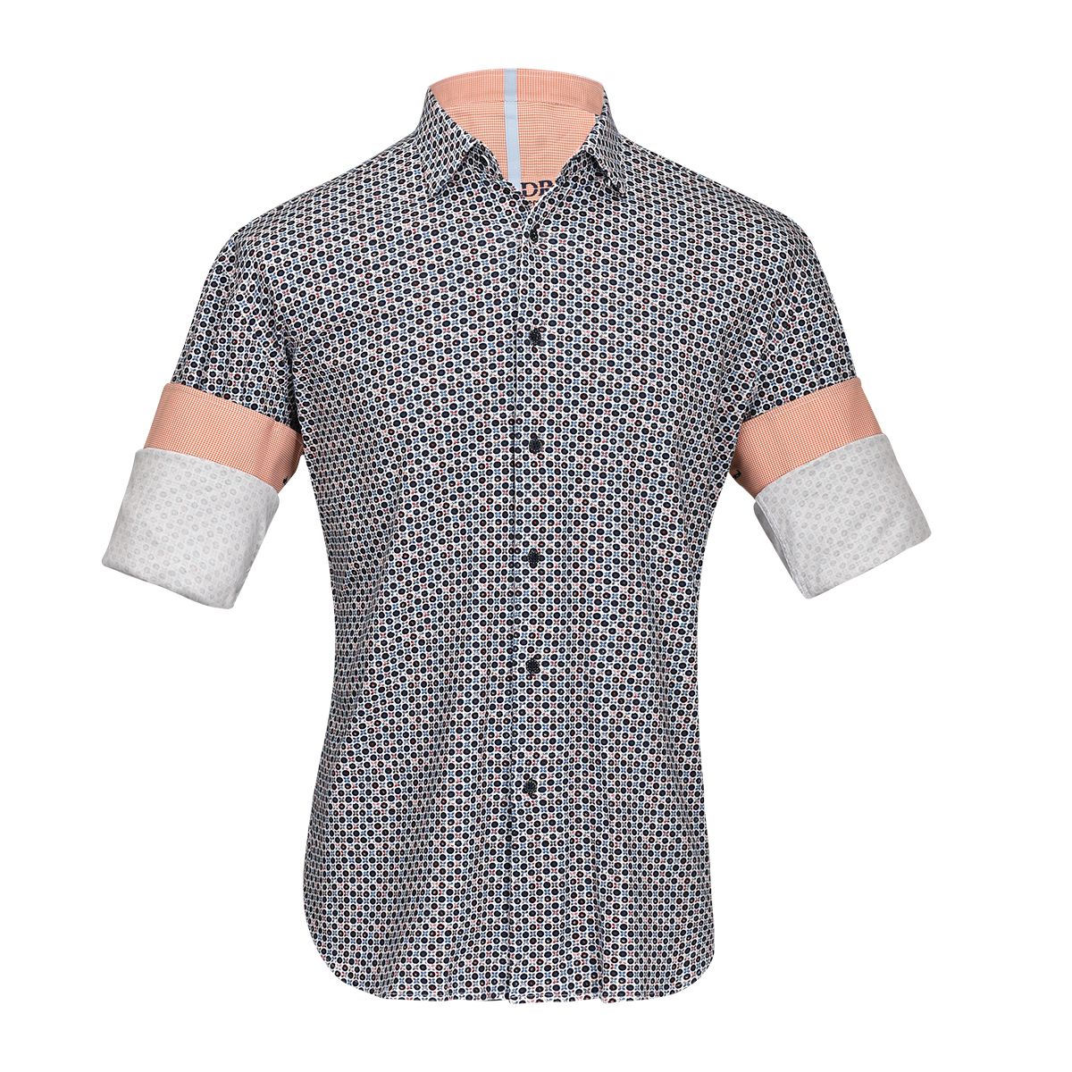 CM04682 - Cuadra multicolor fashion western long sleeve cotton shirt for men-Kuet.us