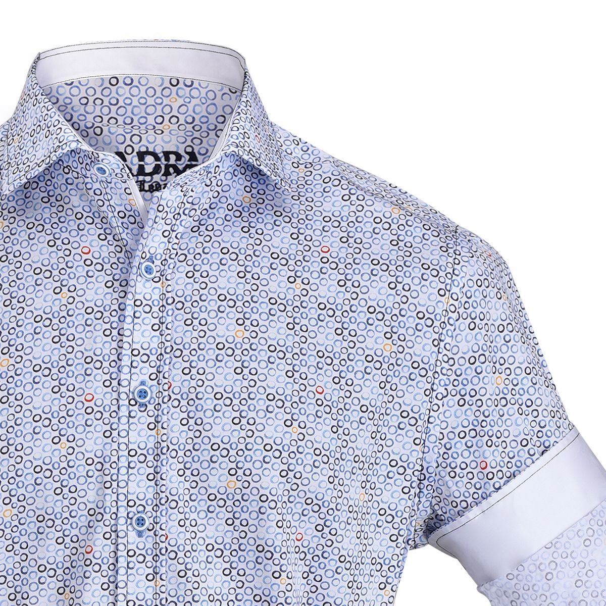 CM0W465 - Cuadra ocean casual fashion circle abstract shirt for men-Kuet.us