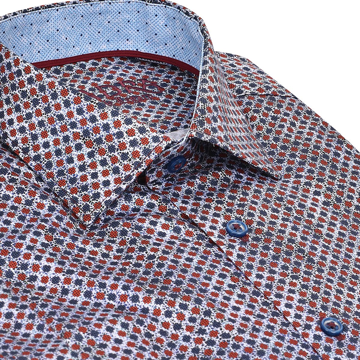 CM0W575 - Cuadra multi-color fashion soft cotton abstract shirt for men-Kuet.us