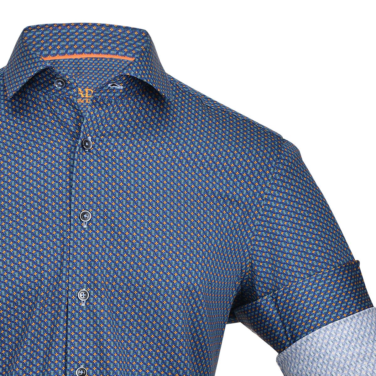 CM0W595 - Cuadra navy casual fashion cotton shirt for men-Kuet.us