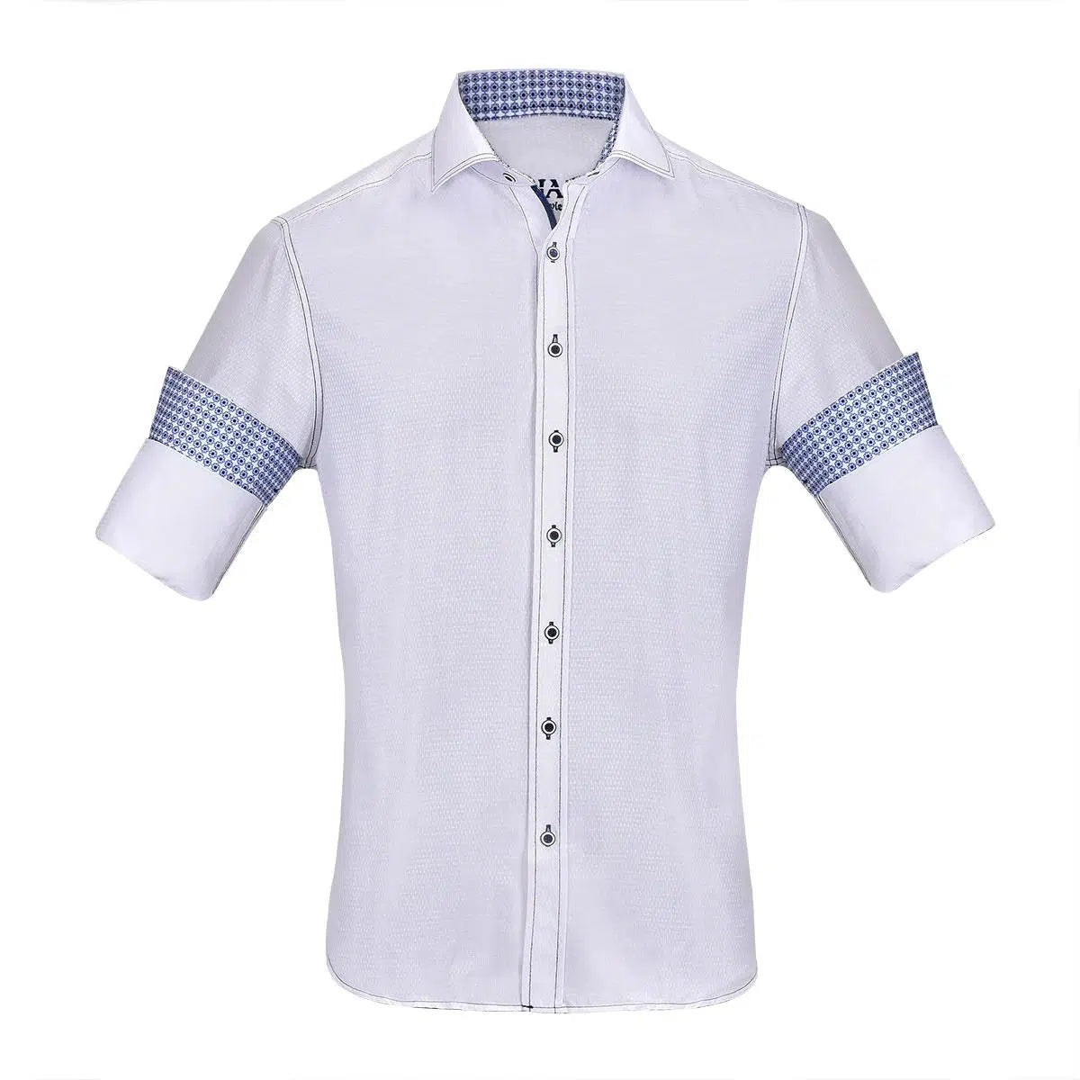 CM59561 - Cuadra white casual fashion shirt for men-Kuet.us