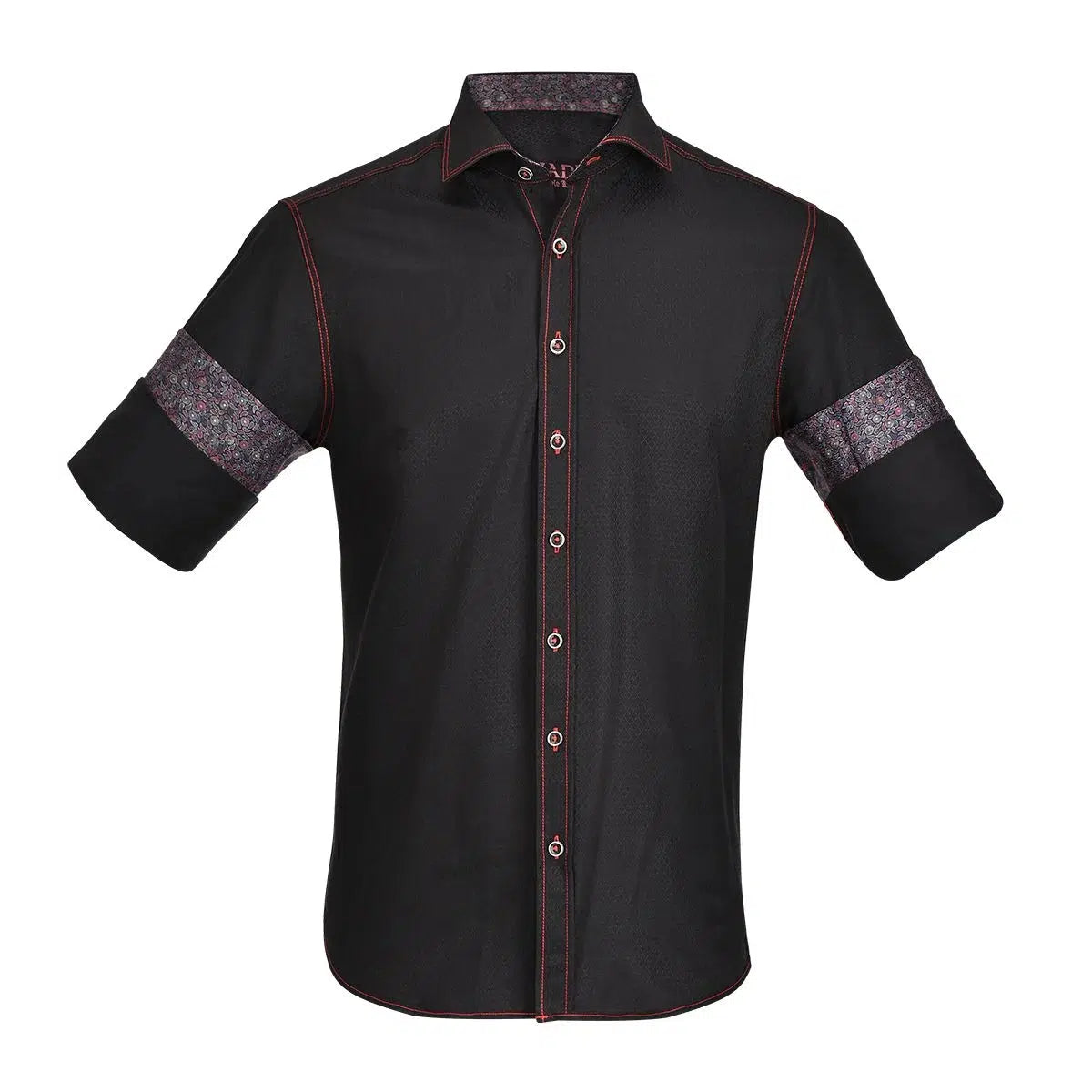 CM59572 - Cuadra black casual fashion shirt for men-Kuet.us