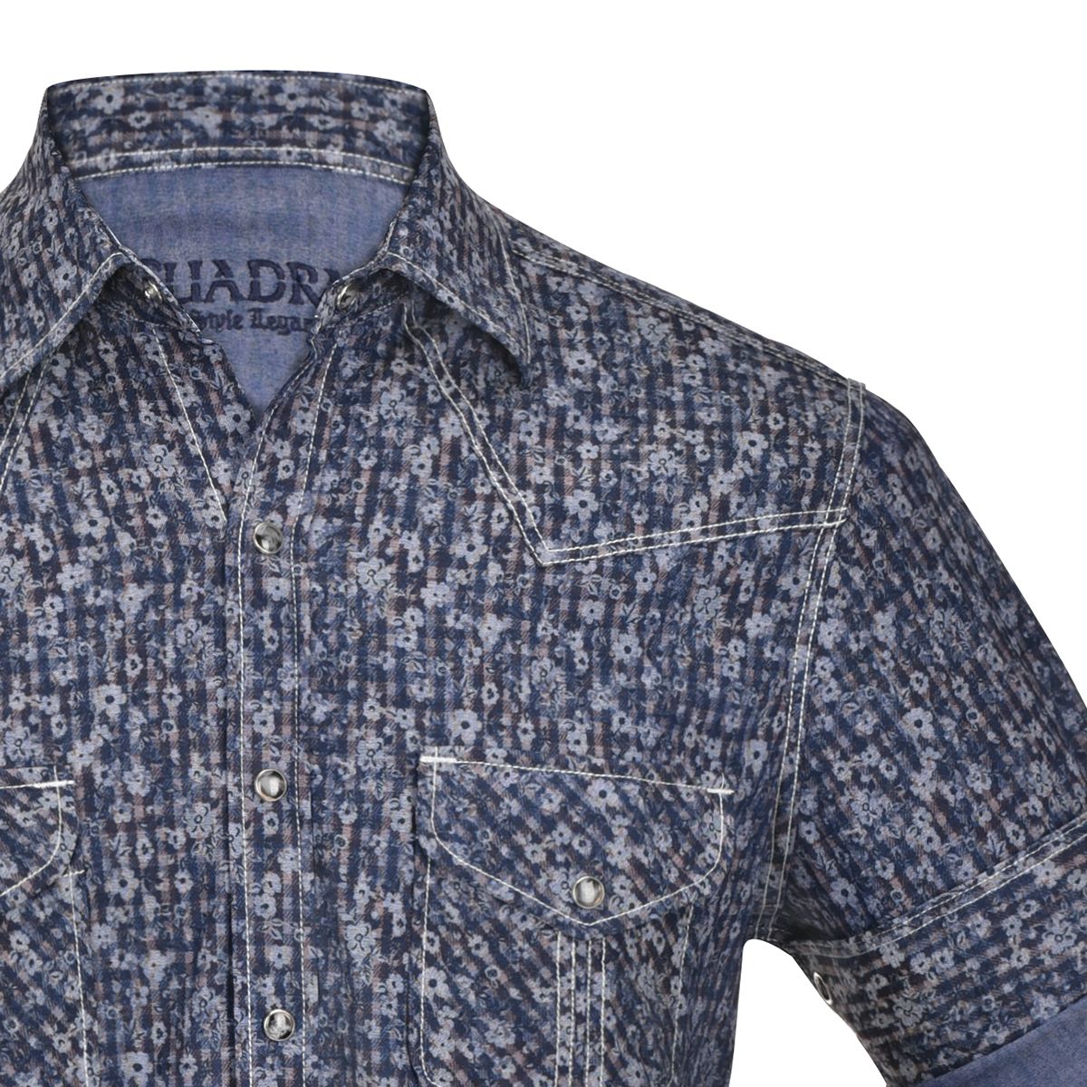 CMRJ608 - Cuadra denim cowboy fashion cotton shirt for men-Kuet.us