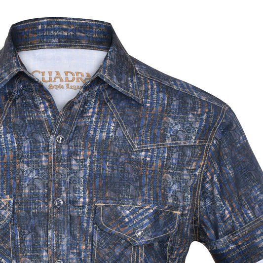 CMRJ609 - Cuadra denim cowboy fashion cotton shirt for men-Kuet.us