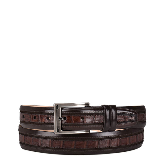 CS246FC - Cuadra brown dress fashion exotic fuscus belt for men-Kuet.us