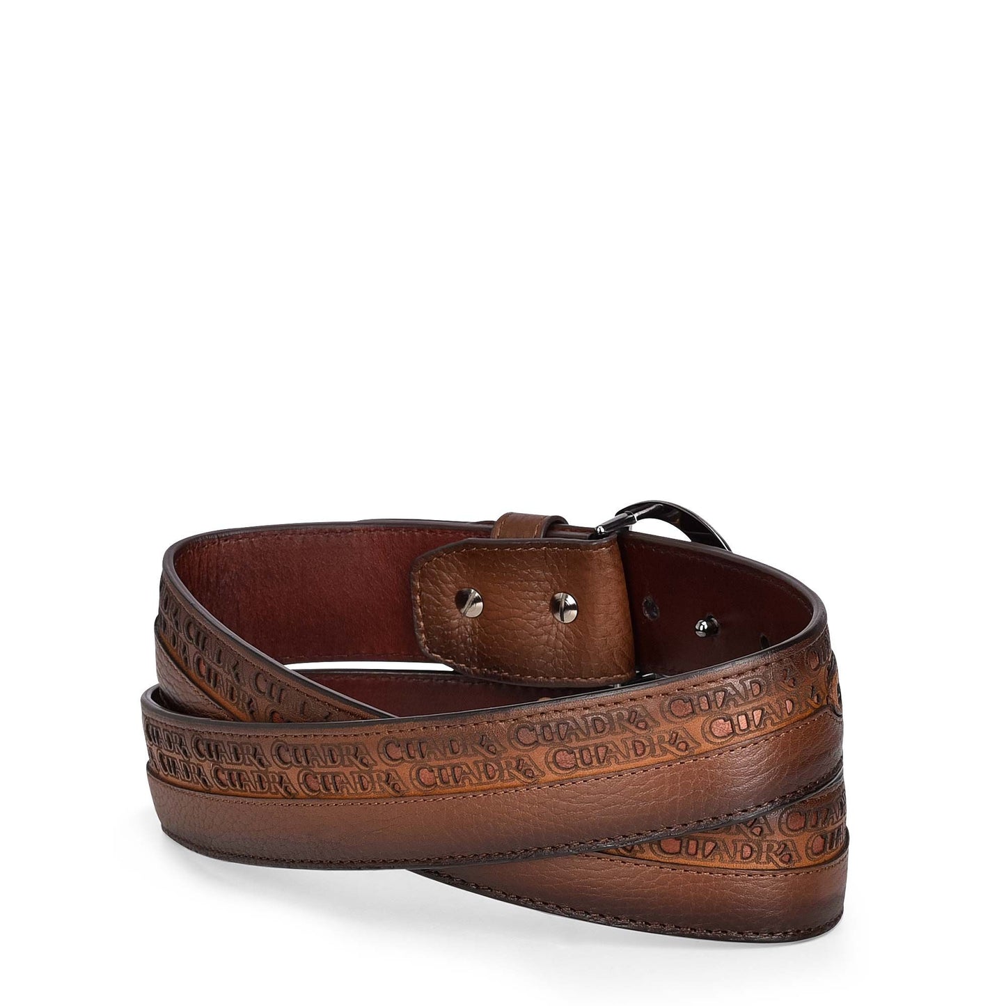 CS321RS - Cuadra honey casual western cowhide leather belt for men.-Kuet.us