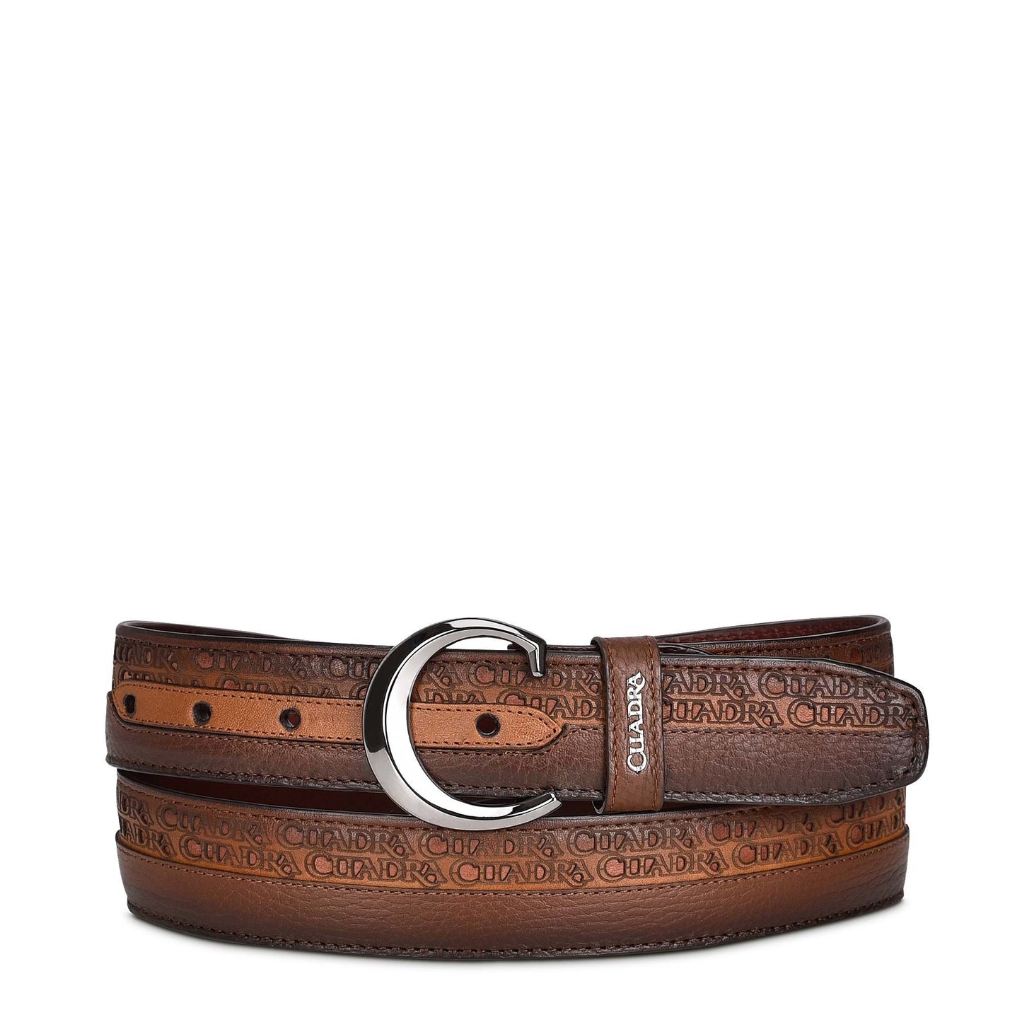 CS321RS - Cuadra honey casual western cowhide leather belt for men.-CUADRA-Kuet-Cuadra-Boots
