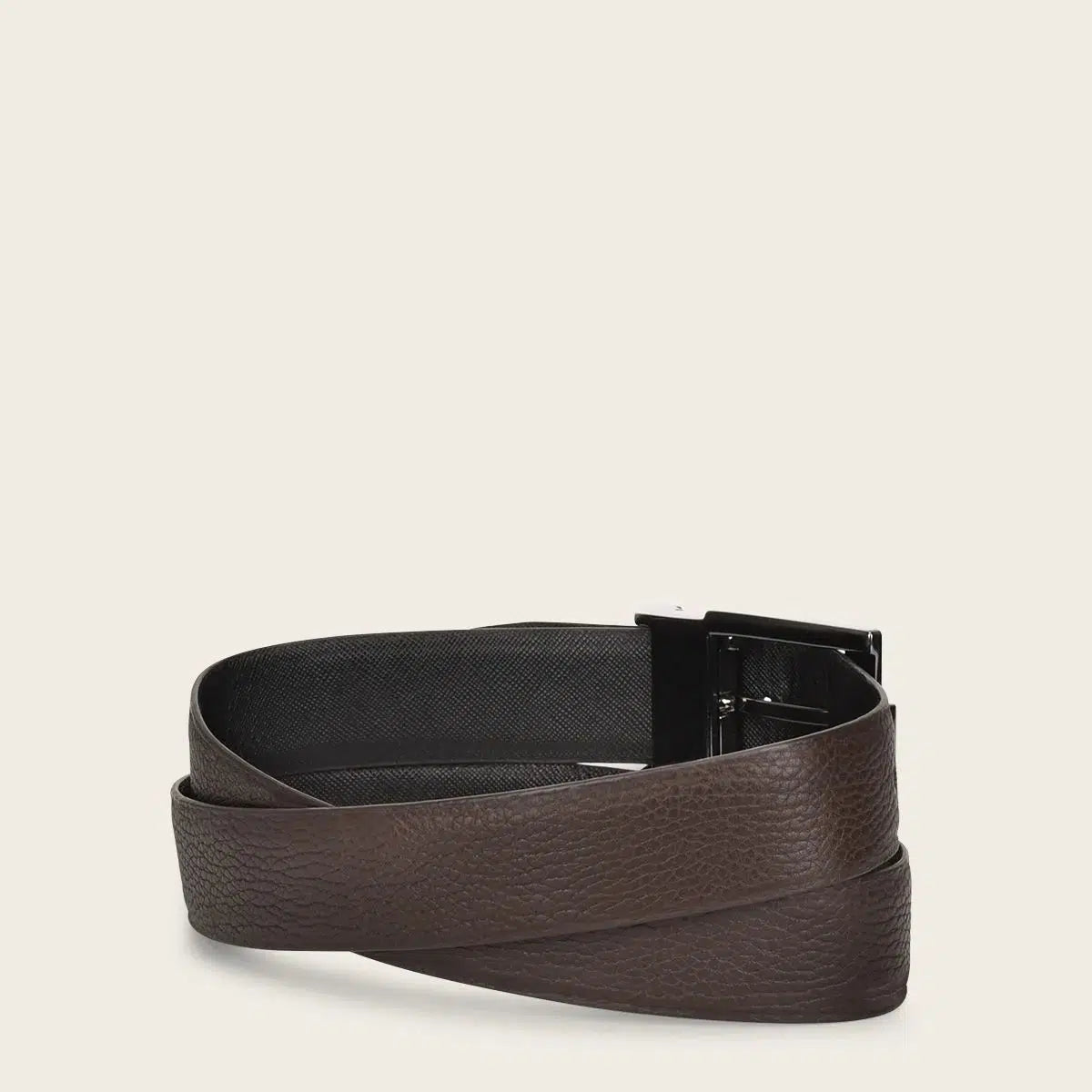 CS552RS - Cuadra brown casual western cowhide leather belt for men.-CUADRA-Kuet-Cuadra-Boots