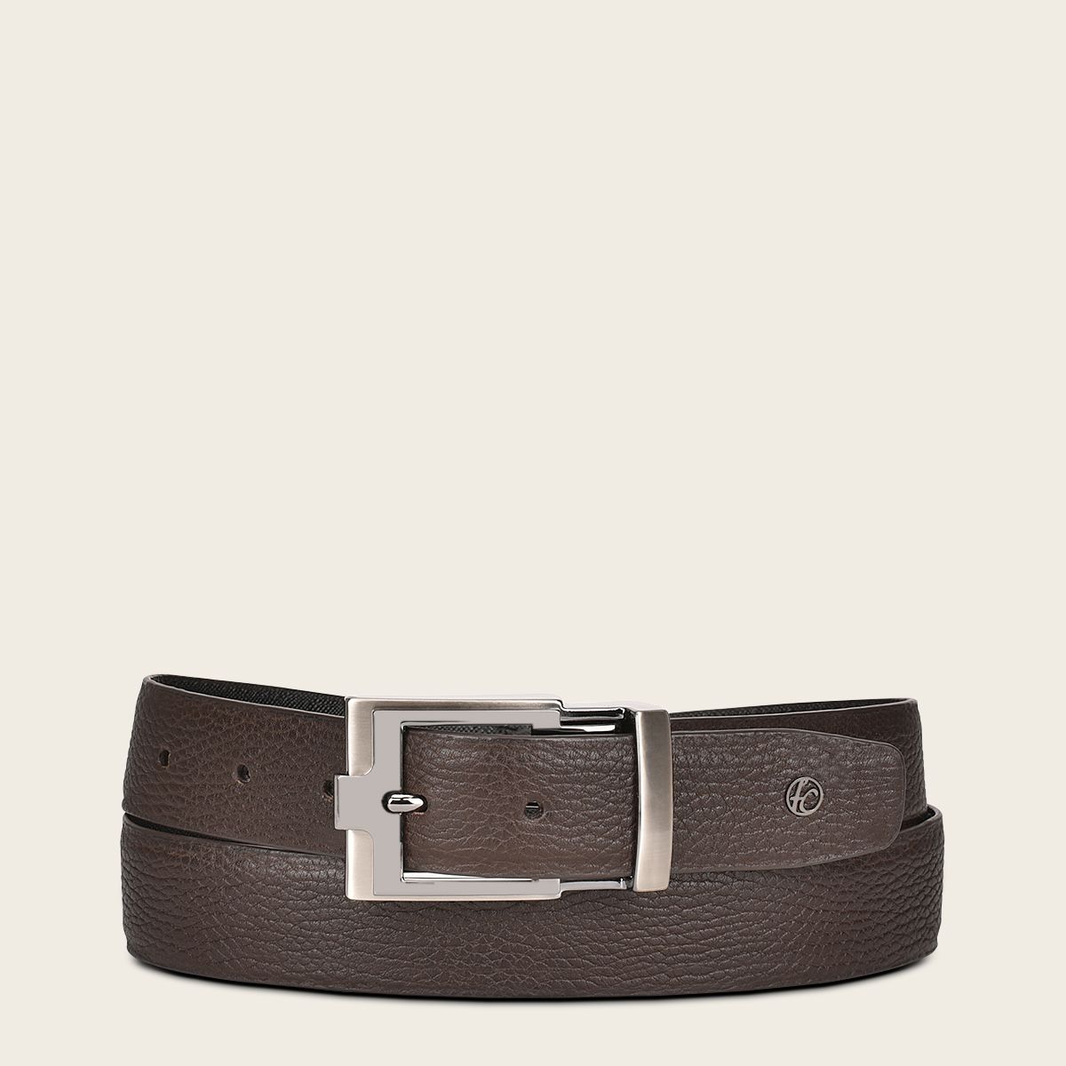 CS552RS - Cuadra brown casual western cowhide leather belt for men.-CUADRA-Kuet-Cuadra-Boots