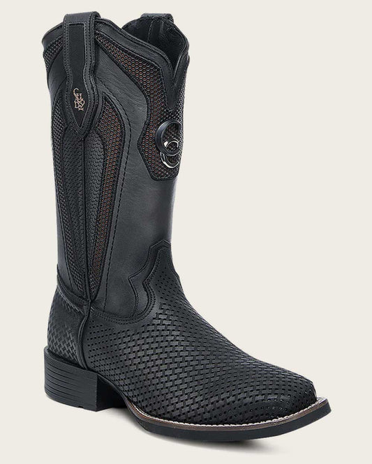 3Z2URS - Cuadra oxford western cowboy rodeo cowhide leather boots for men