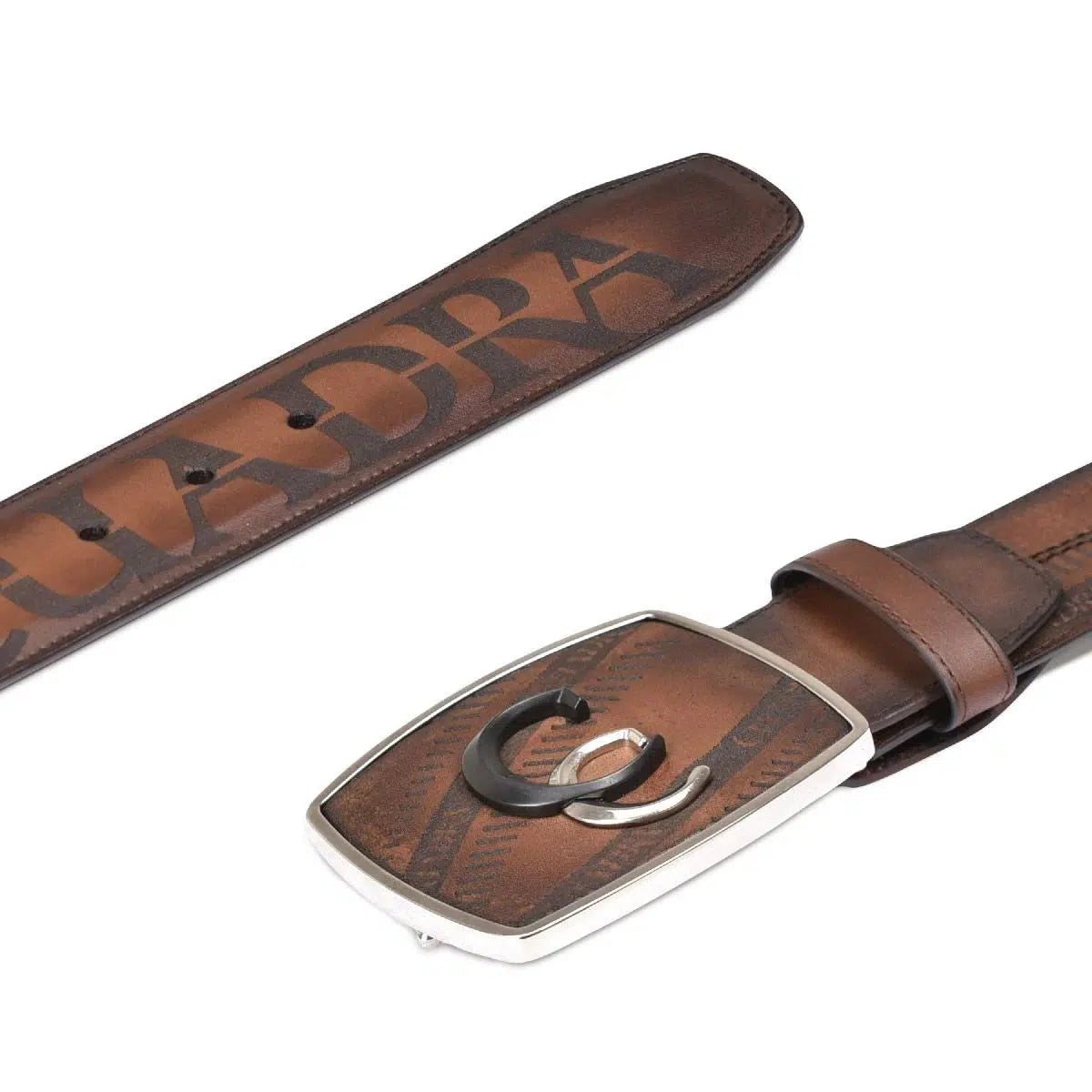 CV494RS - Cuadra maple western fashion cowhide leather belt for men.-Kuet.us