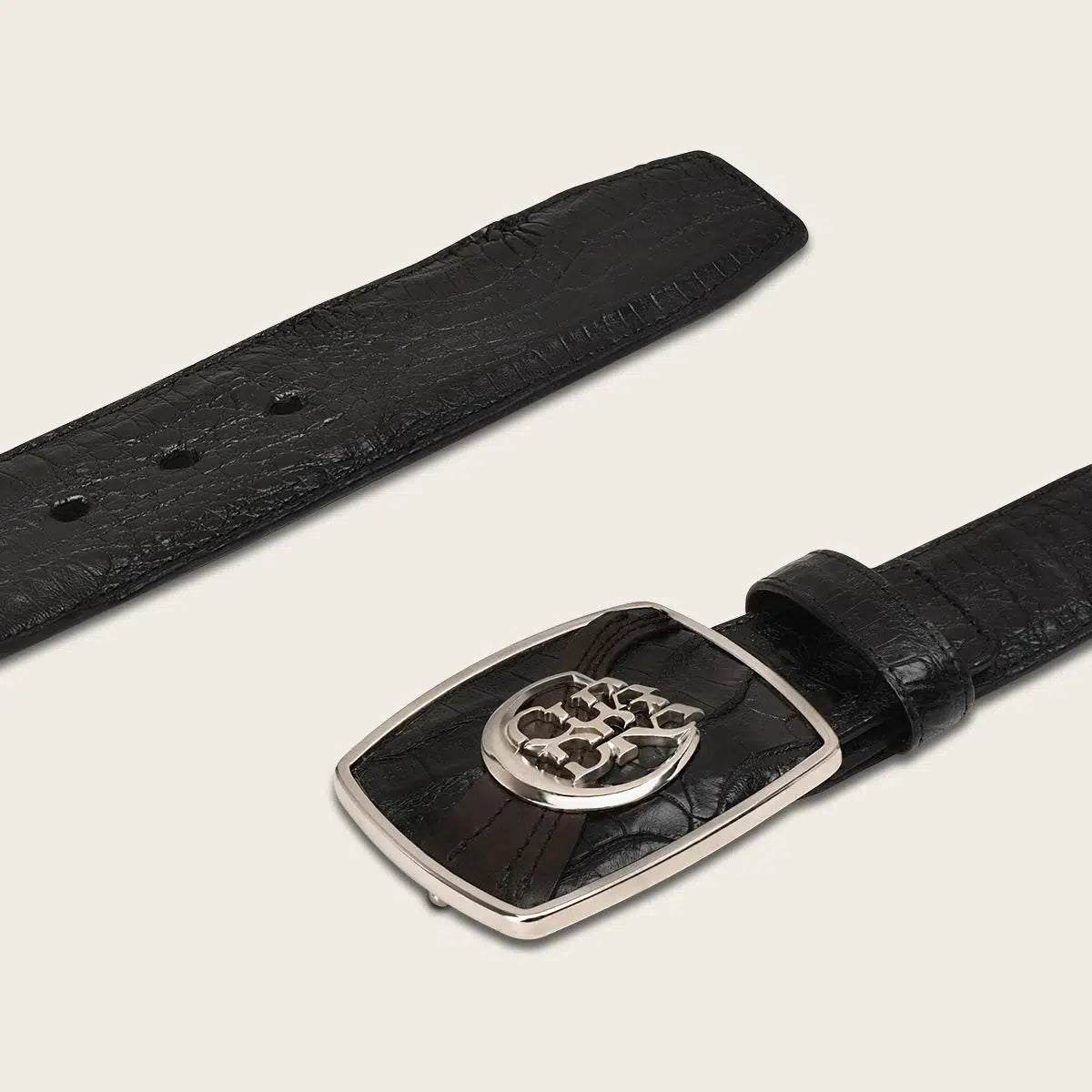 CV499FC - Cuadra black western fashion fuscus belt for men-CUADRA-Kuet-Cuadra-Boots