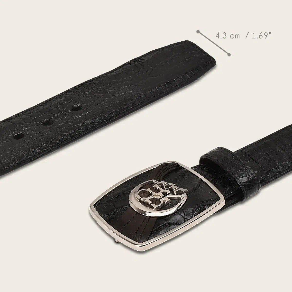 CV499FC - Cuadra black western fashion fuscus belt for men-Kuet.us
