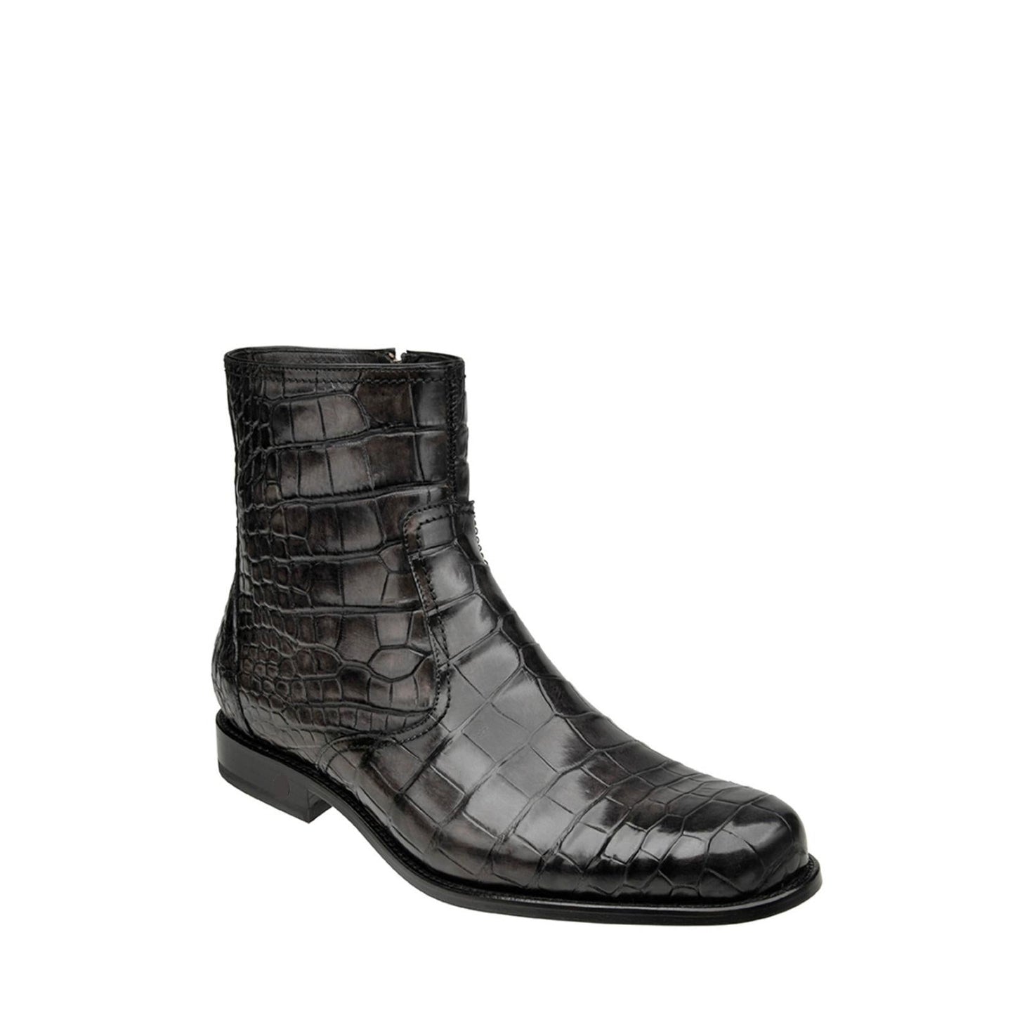 G09LPLP - Cuadra black dress casual alligator ankle boots for men-Kuet.us