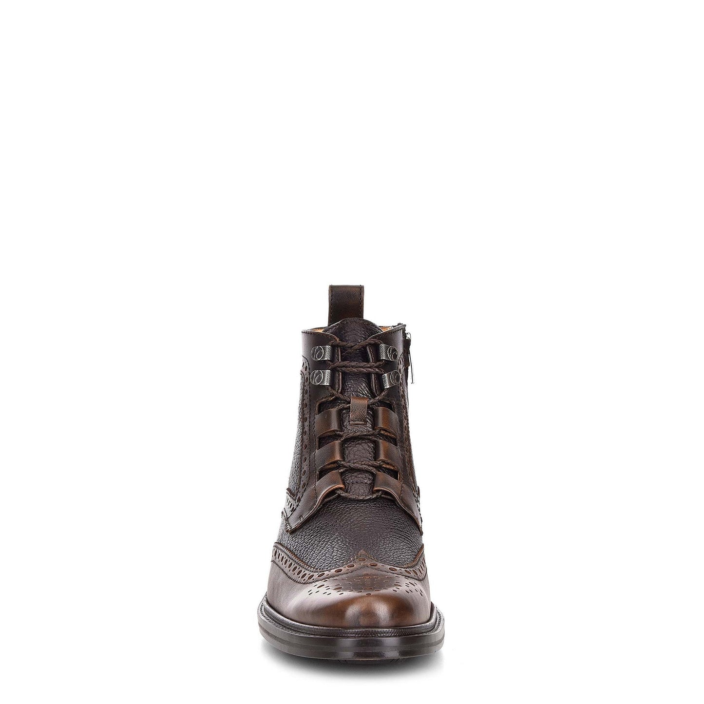 G82EVKB - Cuadra brown casual fashion leather ankle booties for men-CUADRA-Kuet-Cuadra-Boots