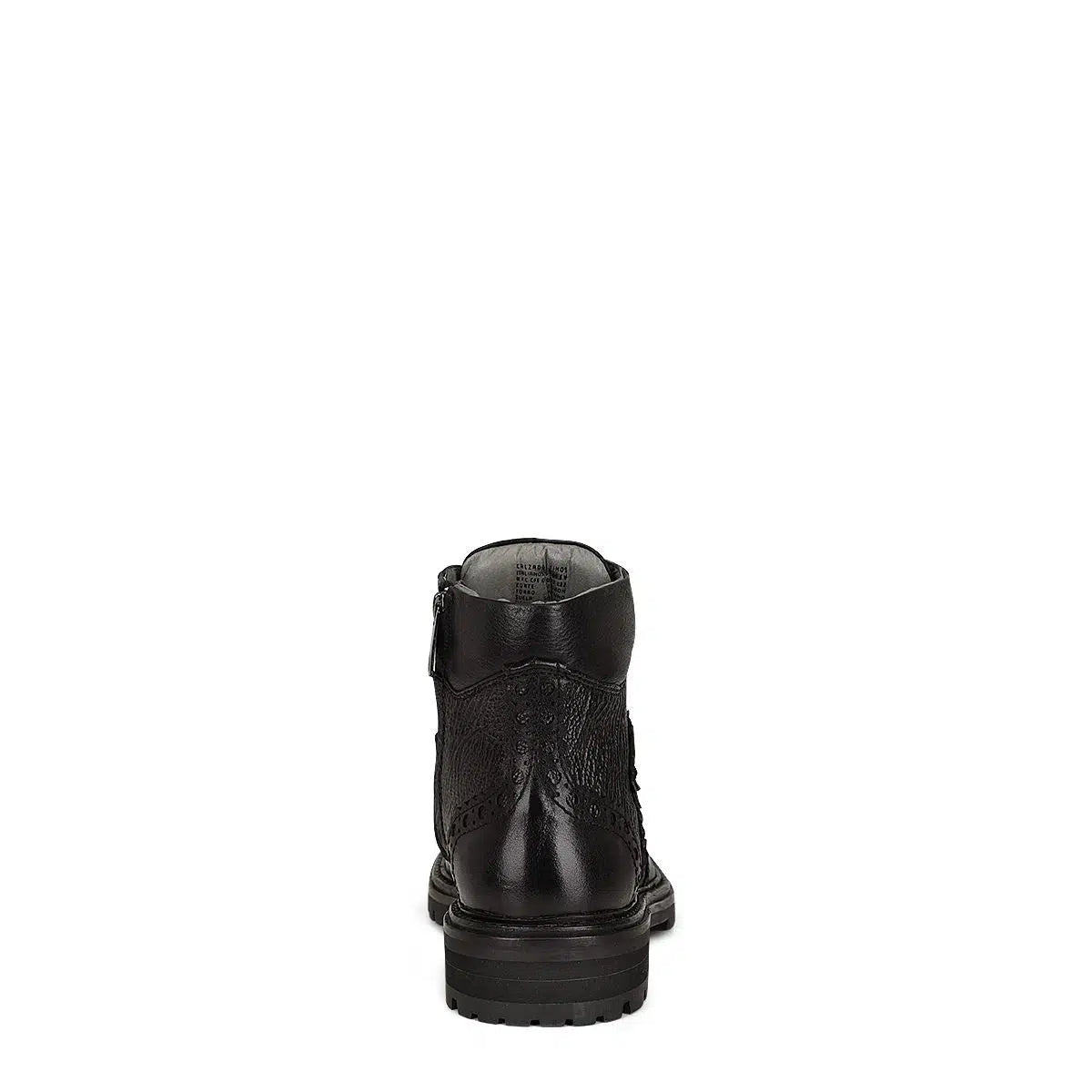 G94KRSK - Cuadra black casual vintage fashion shark ankle booties for men.-Kuet.us