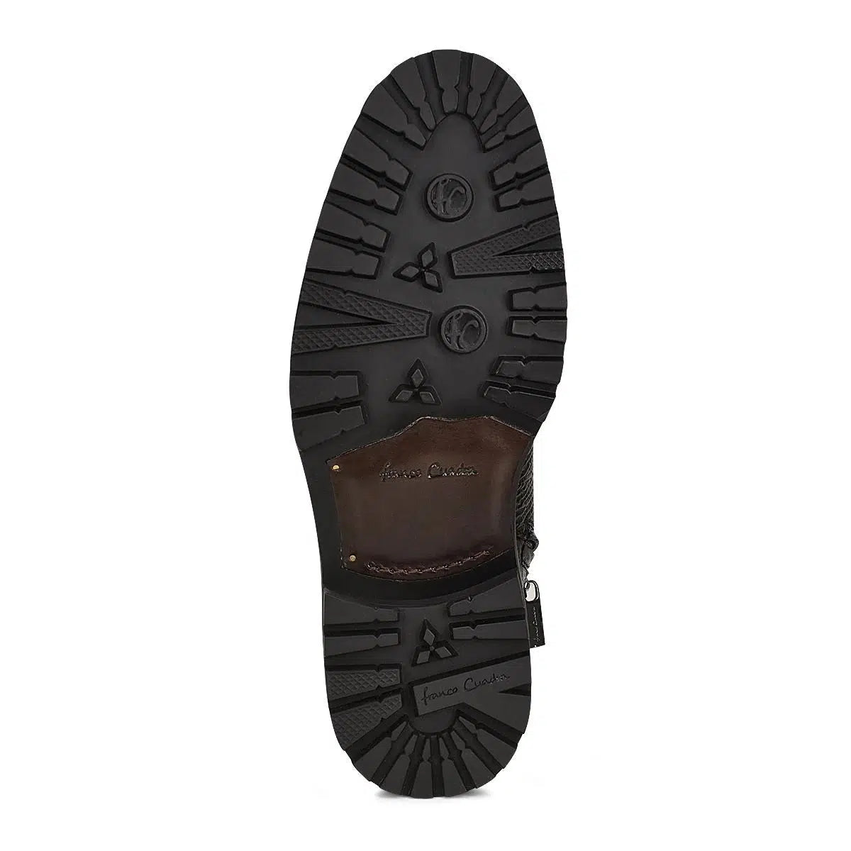 G94KRSK - Cuadra black casual vintage fashion shark ankle booties for men.-Kuet.us