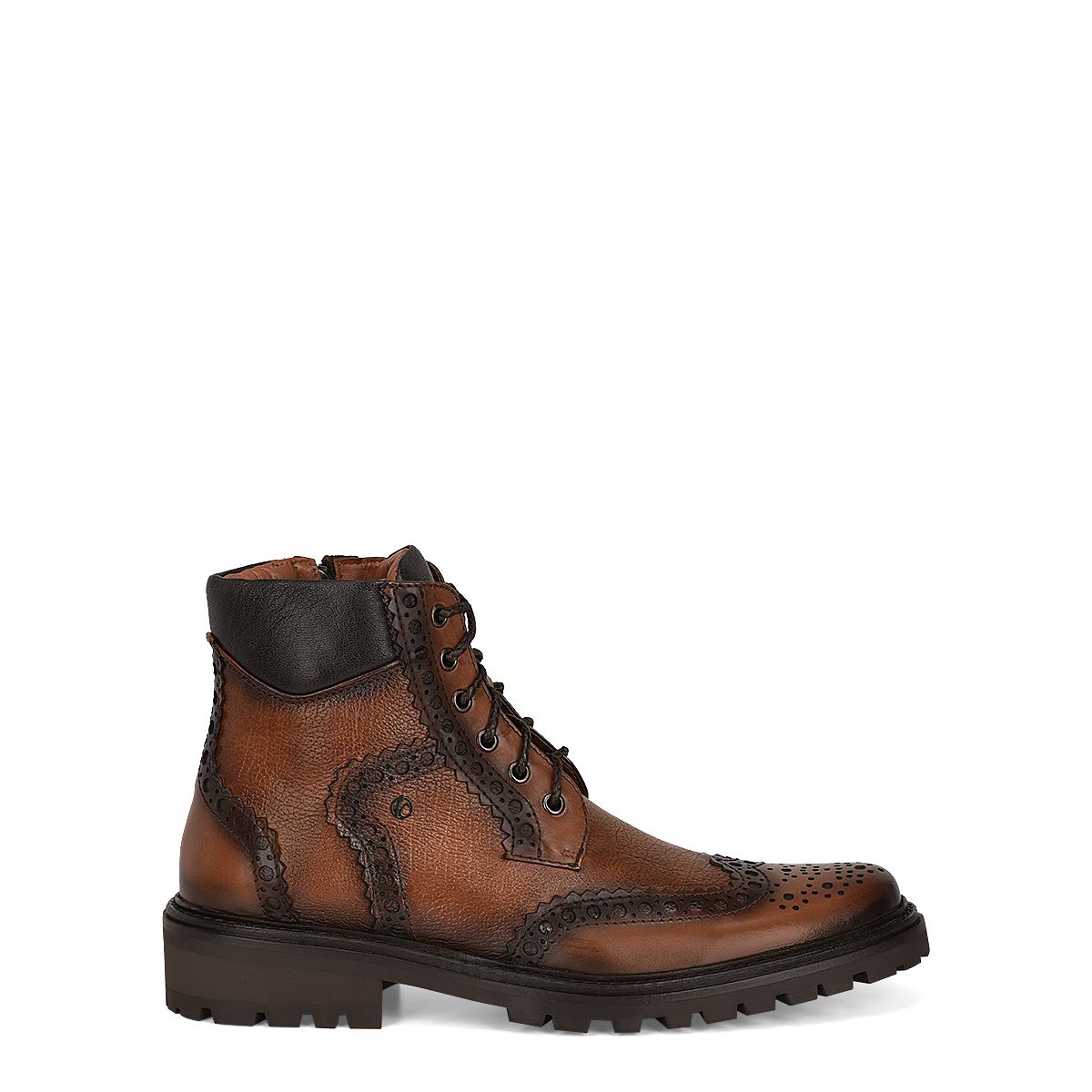 G94TMVF - Cuadra honey casual vintage fashion cowhide ankle booties for men.-Kuet.us