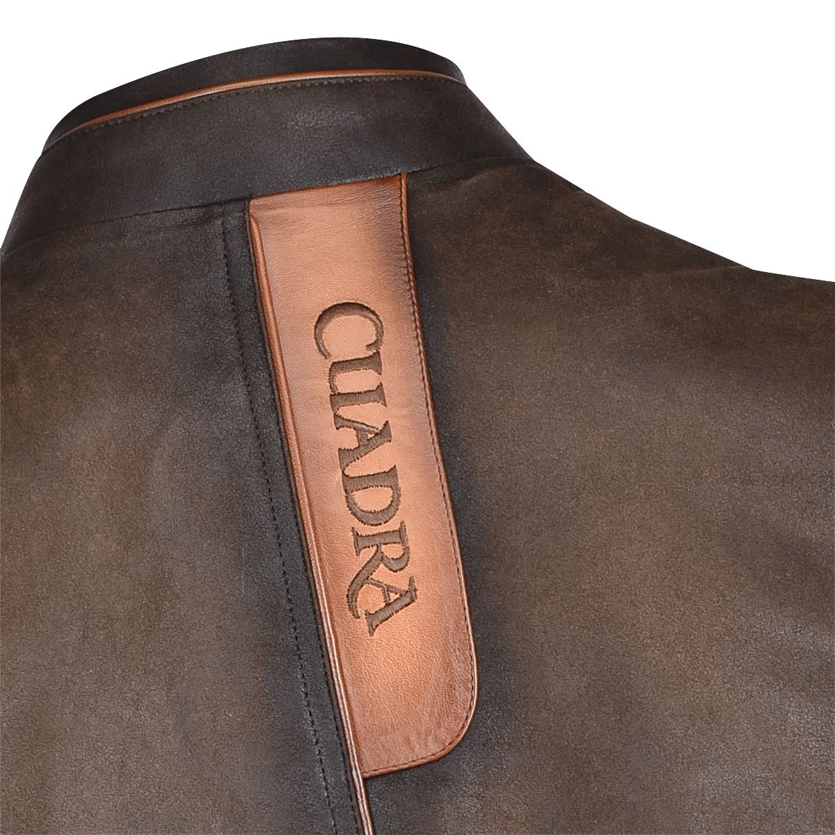 H291BOB - Cuadra honey casual fashion quilted ovine leather jacket for men-Kuet.us