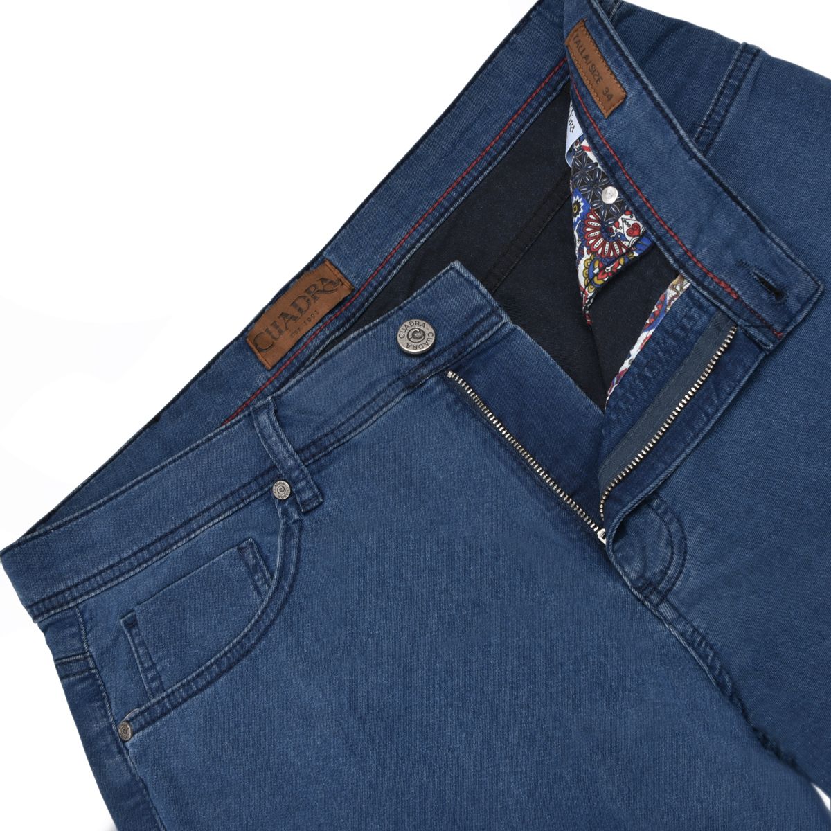 JN0LP10 - Cuadra denim blue ultimate comfort stretch denim jeans for men-Kuet.us