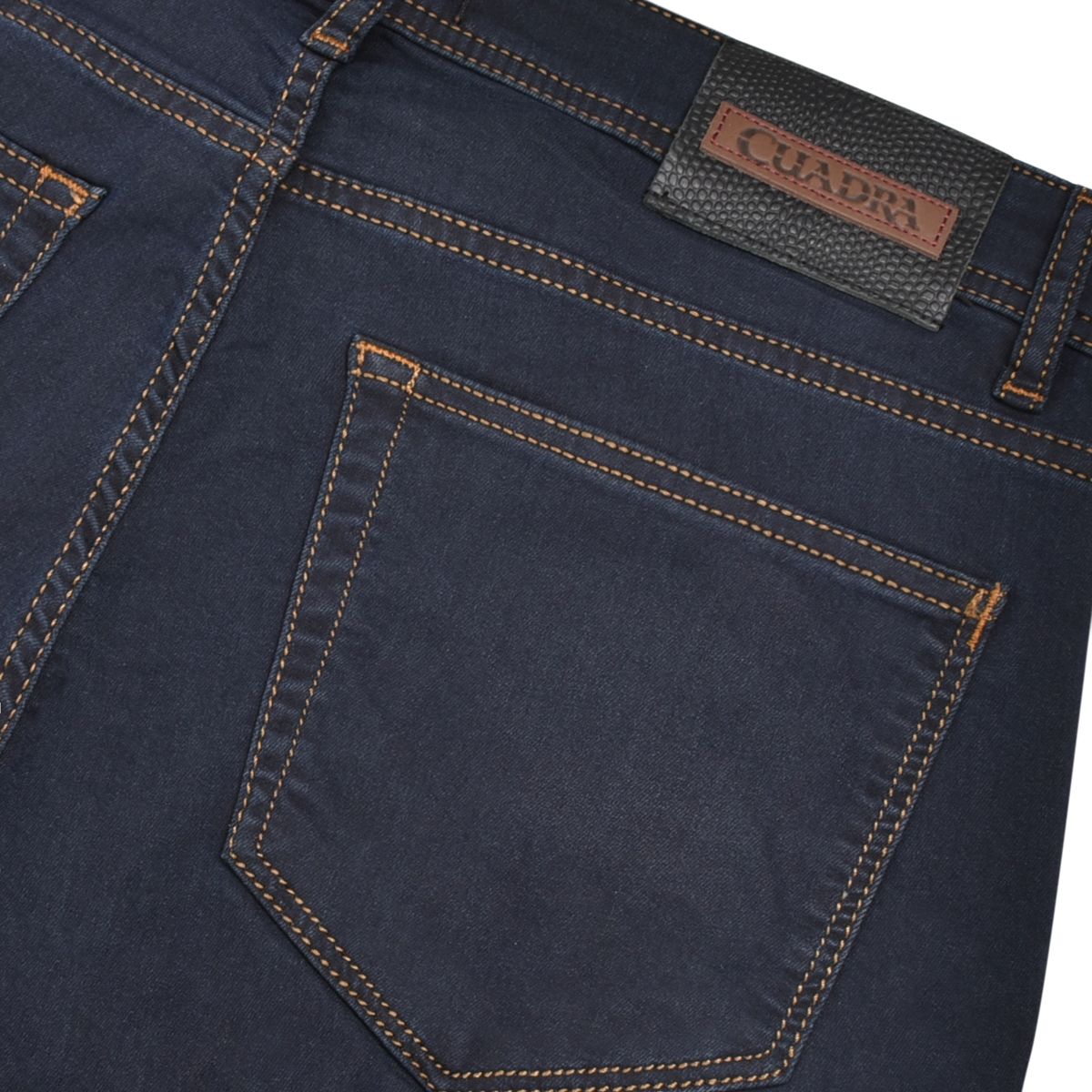 JN0LP10 - Cuadra navy ultimate comfort stretch denim jeans for men-Kuet.us
