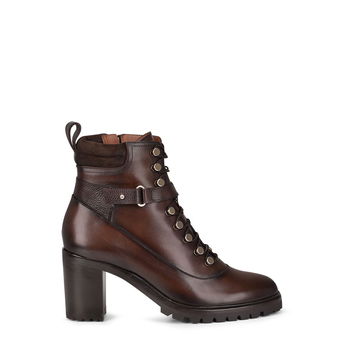 K33TSRS - Franco Cuadra brown casual fashion leather ankle boots for women-Kuet.us