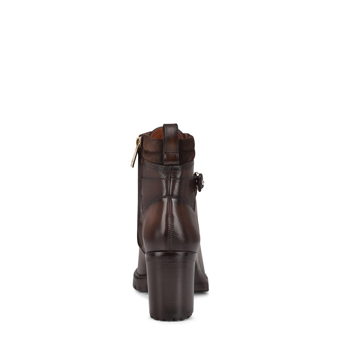 K33TSRS - Cuadra chocolate fashion leather ankle combat boots for women-CUADRA-Kuet-Cuadra-Boots