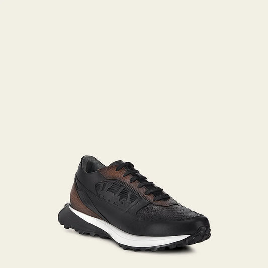 M45PBTS - Franco Cuadra gray python skin sneakers for men
