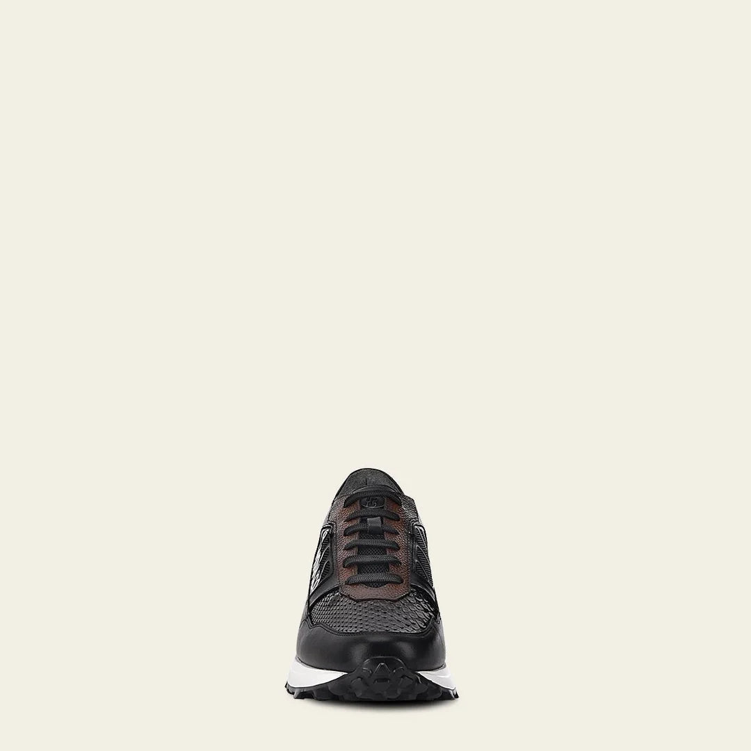M45PBTS - Franco Cuadra gray python skin sneakers for men