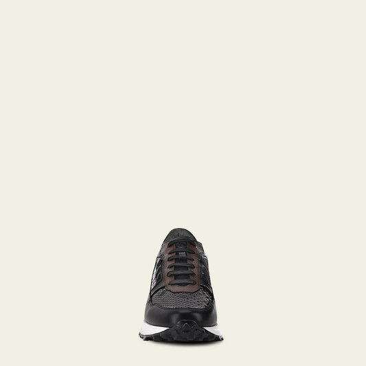 M45PBTS - Franco Cuadra gray python skin sneakers for men
