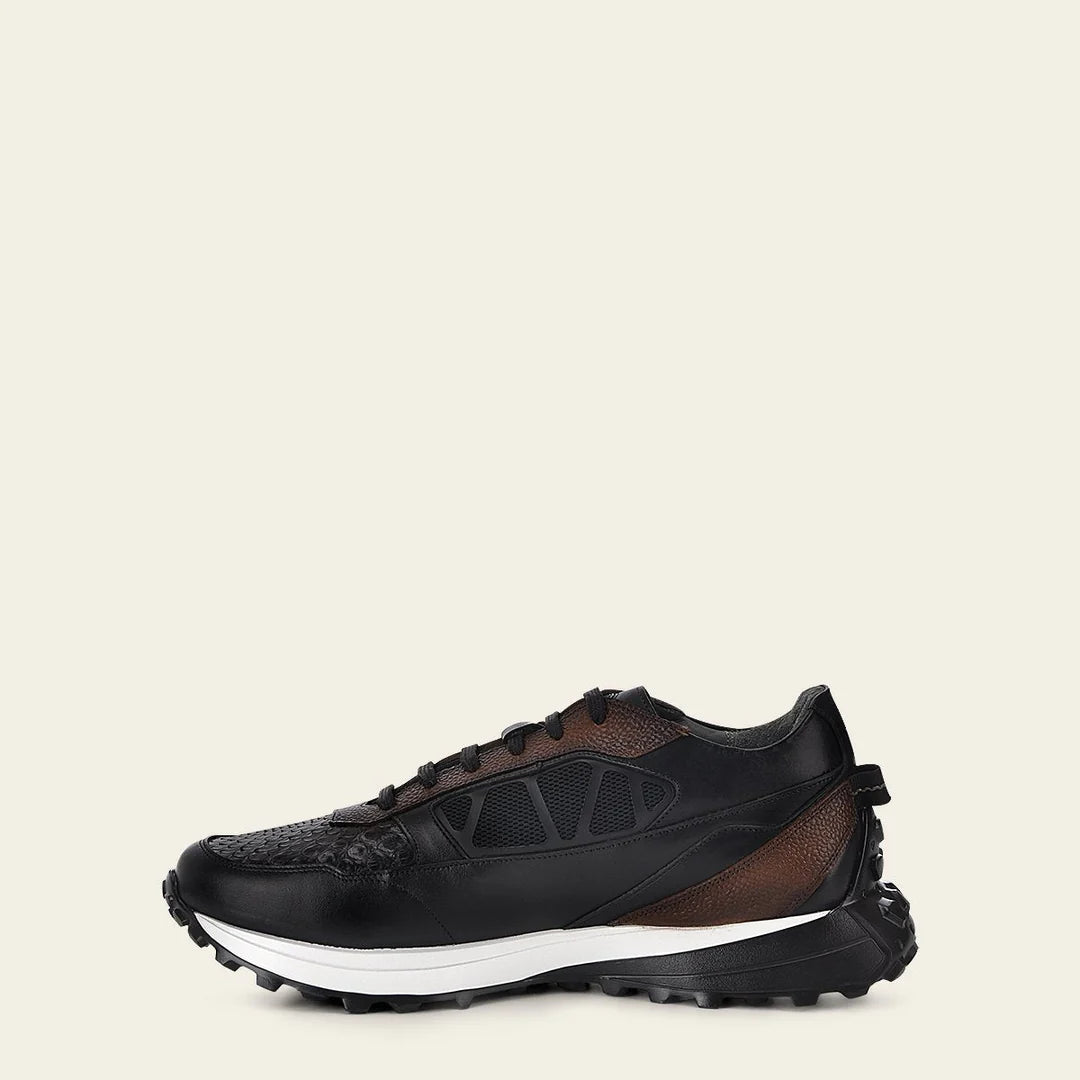 M45PBTS - Franco Cuadra gray python skin sneakers for men
