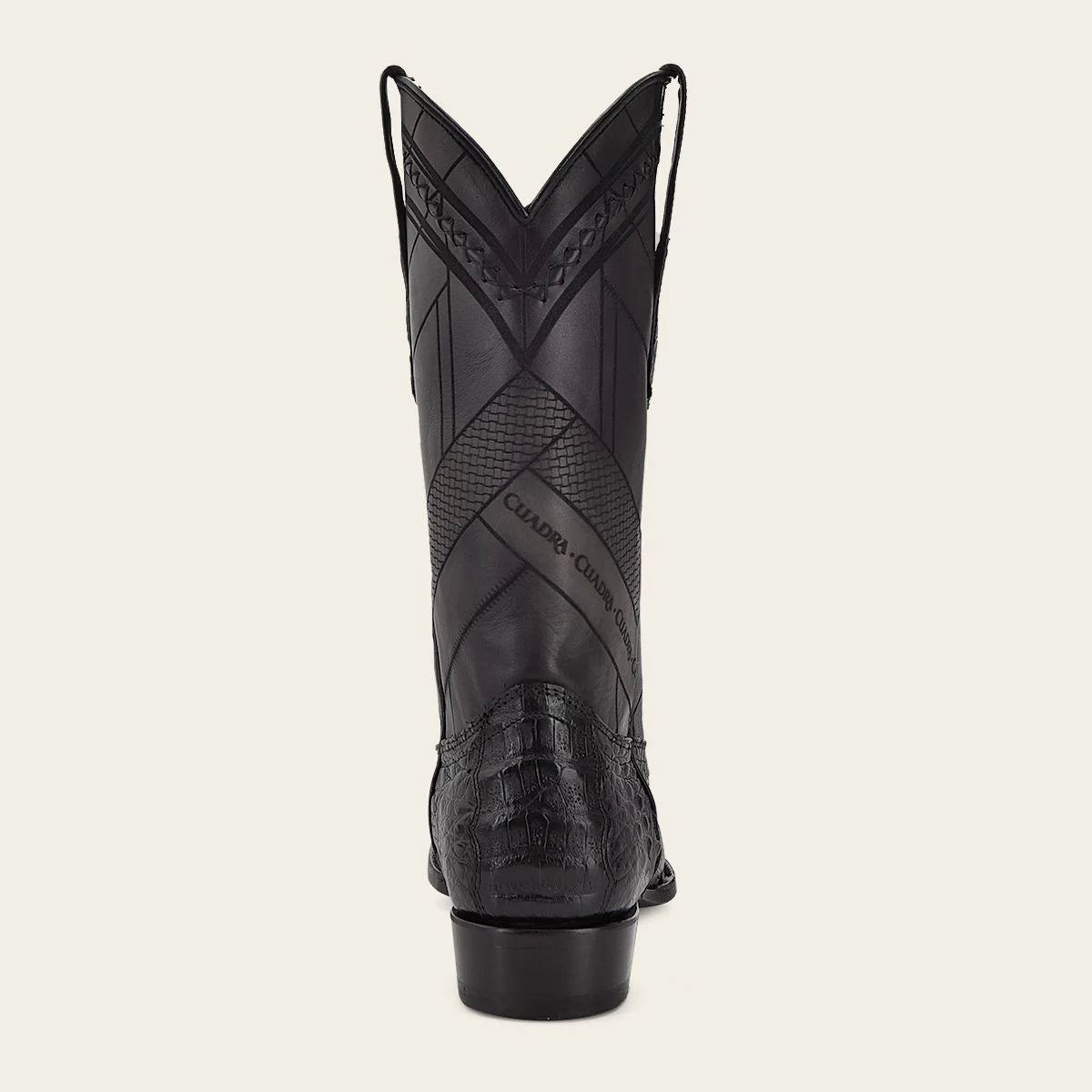 S42FFY - Cuadra black dress cowboy fuscus leather boots for men