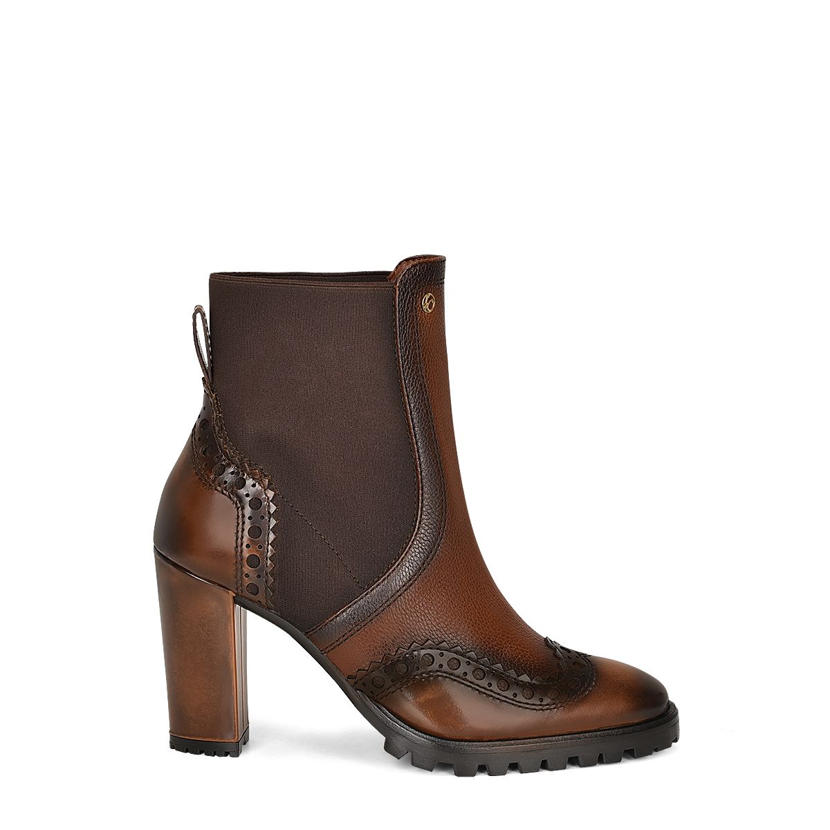 T33VURS - Cuadra brown western ankle boots for woman.-CUADRA-Kuet-Cuadra-Boots