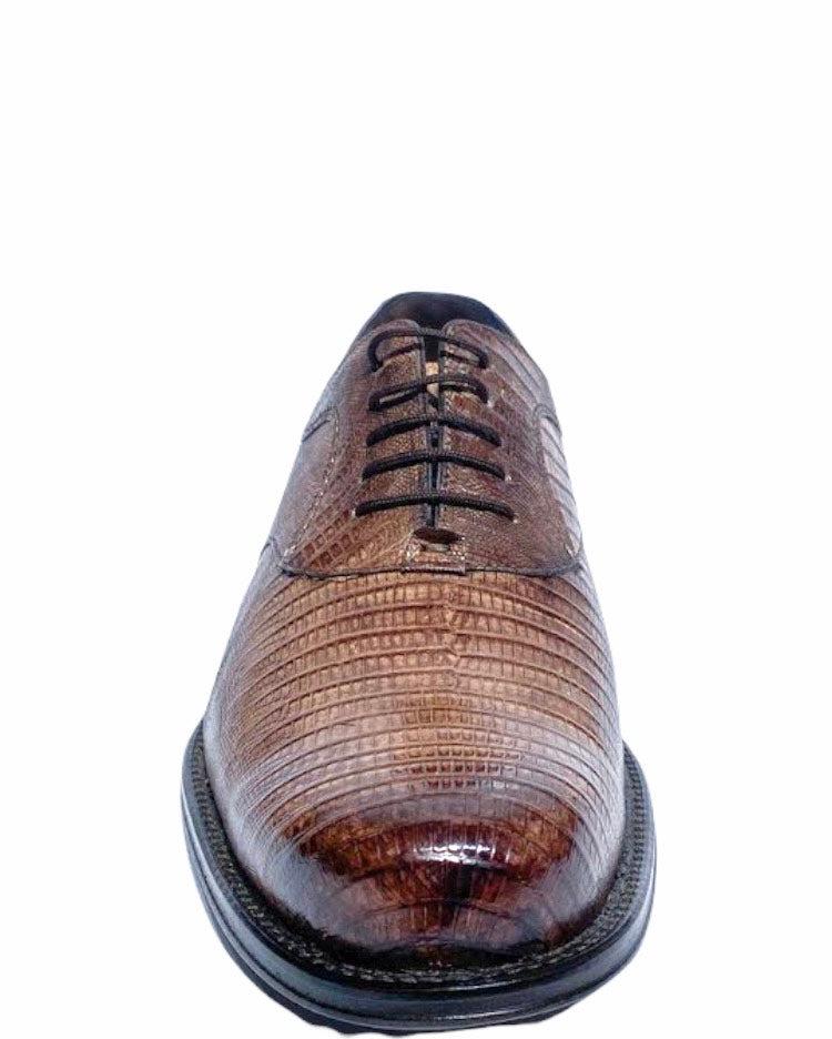 Y08LTLT - Cuadra Maple dress casual lizard oxford shoes for men-Kuet.us