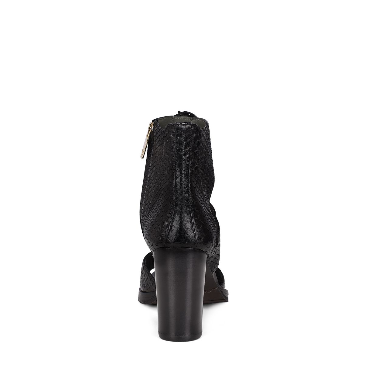 3A3PMPM - Cuadra Black Casual Fashion Phyton Bondage Boots for Women