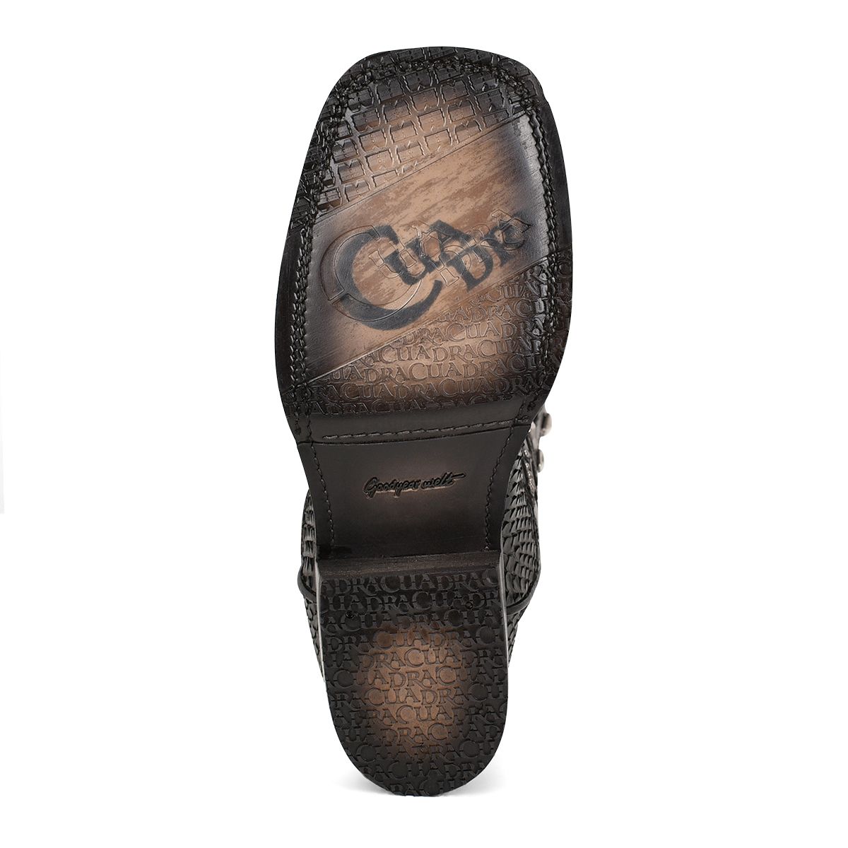 4M04PM - Cuadra black western fashion phyton leather rodeo boot for woman