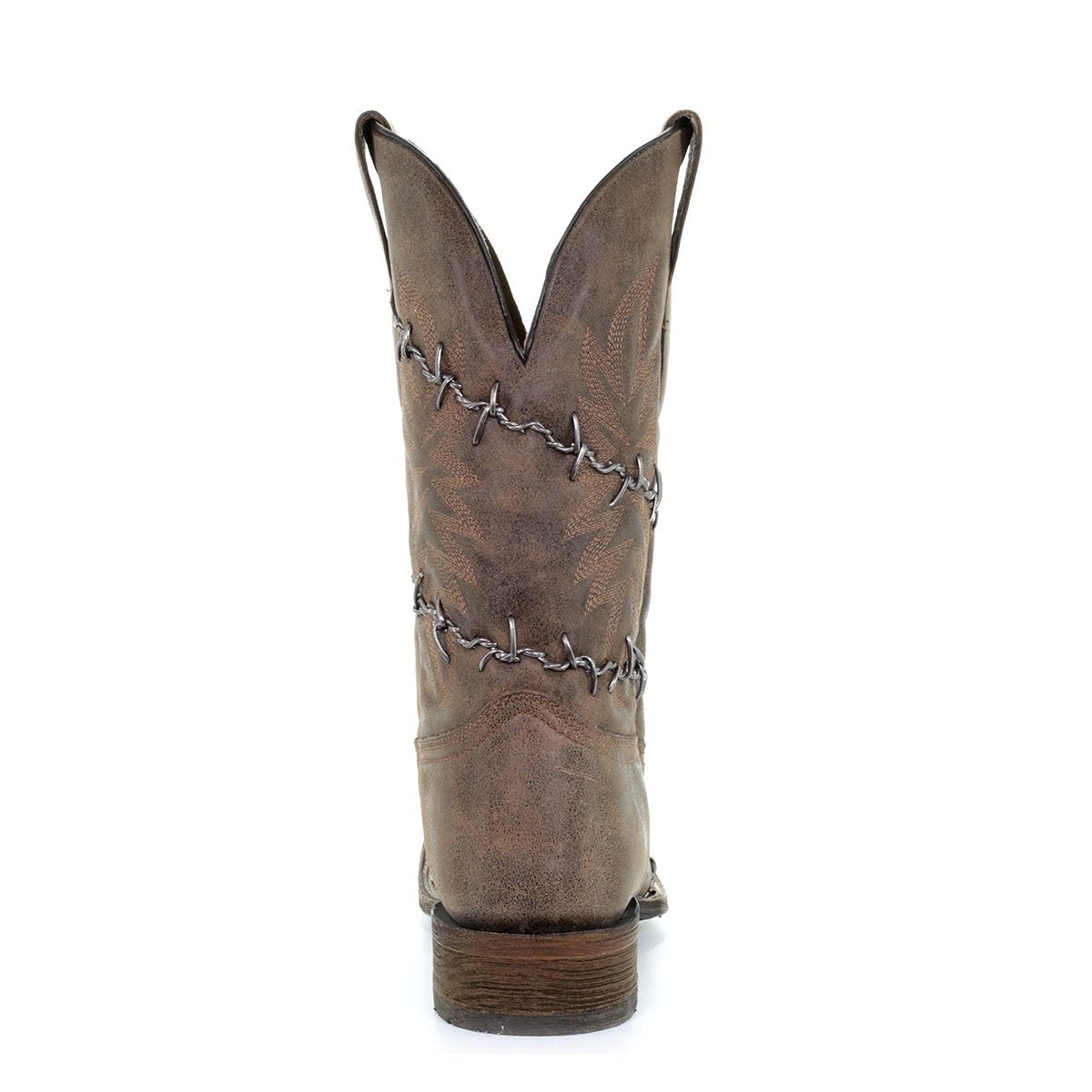 A3532 BROWN WOVEN SQ. TOE FOR MEN-Kuet