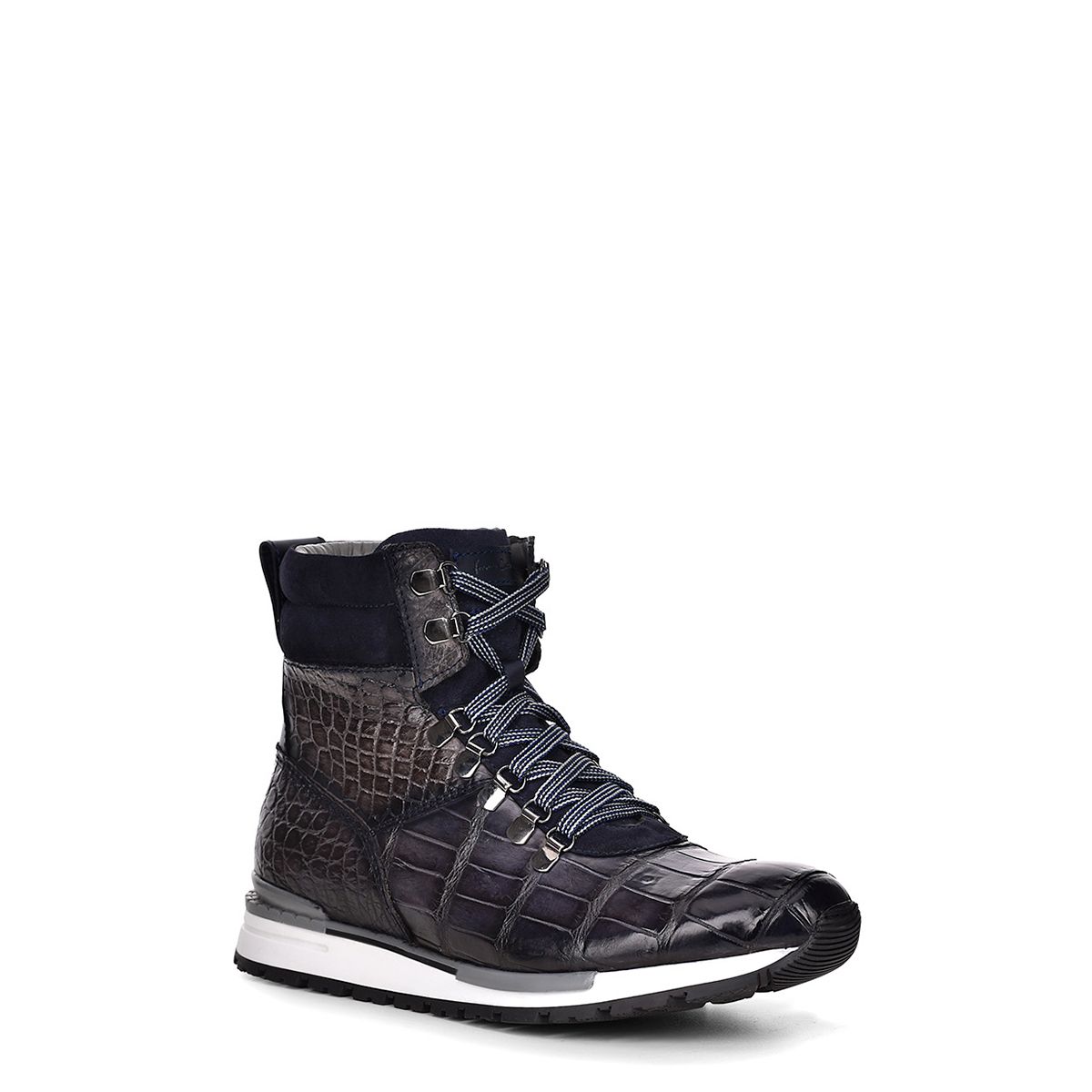 N40LPAZ - Cuadra blue alligator leather boots for men