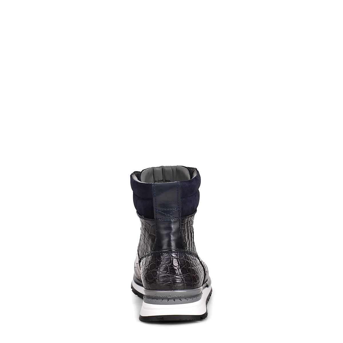 N40LPAZ - Cuadra blue casual fashion alligator leather sneaker boots for men