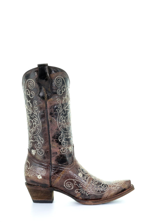 A1119-T BOOT CORRAL BLACK / BONE 02-Kuet.us