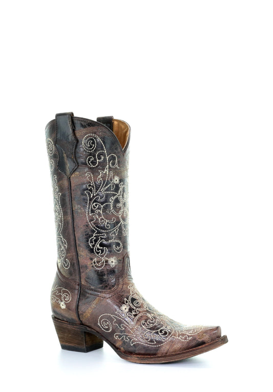 A1119-T BOOT CORRAL BLACK / BONE 02-Kuet.us