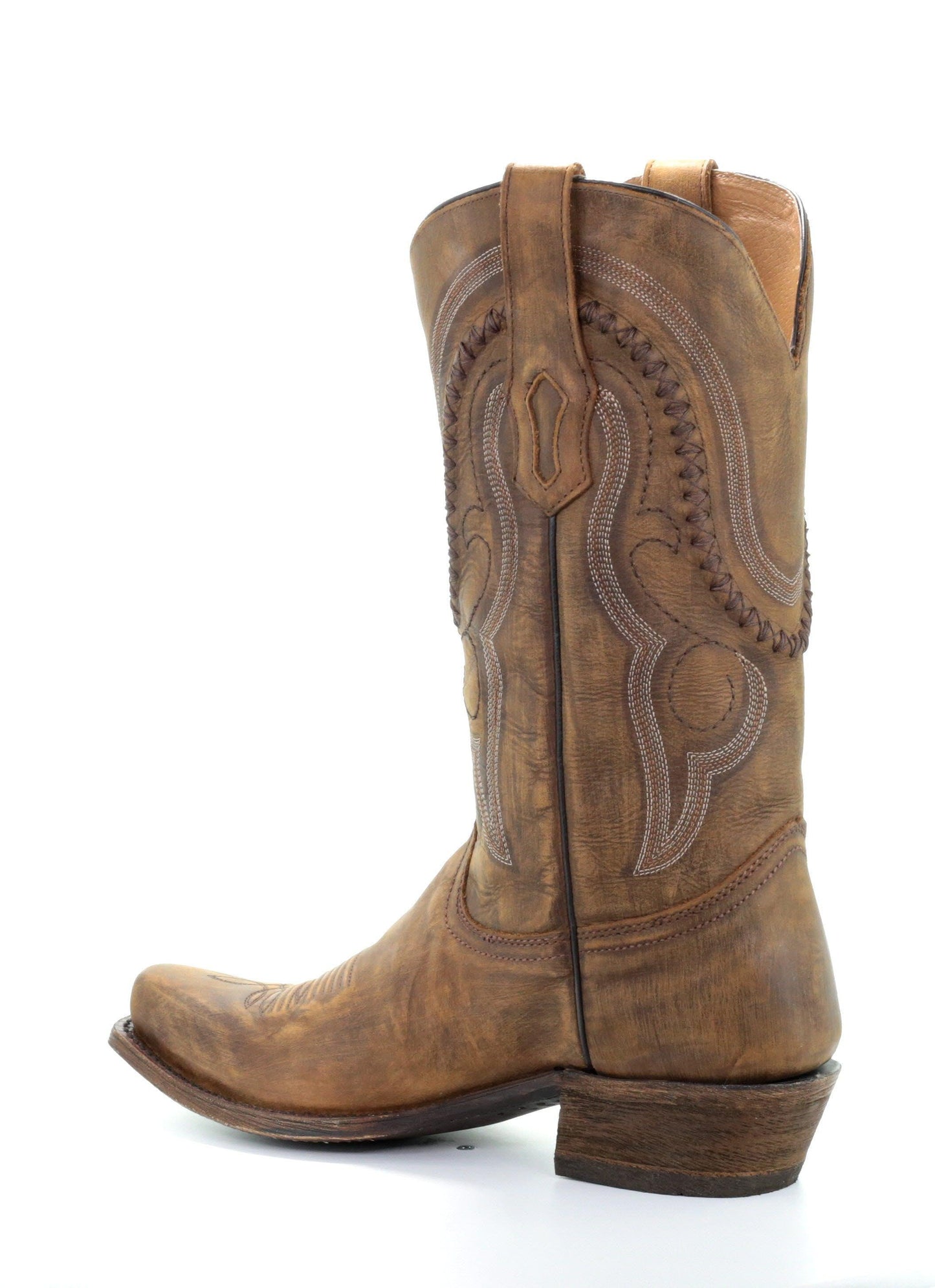 A3479 - Corral gold western cowboy leather boots for men-Kuet.us