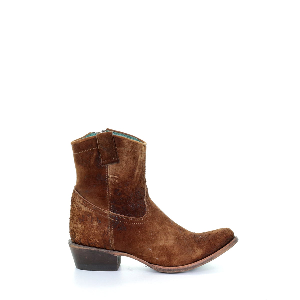 C1064 - Corral tan fashion western lambskin ankle boots for women-Kuet.us