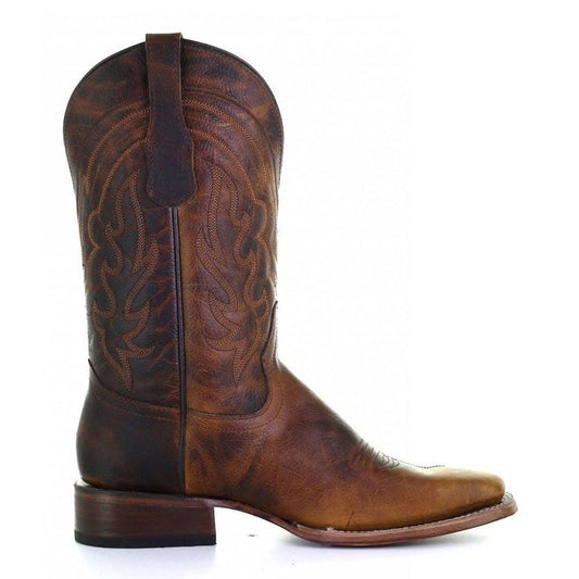 L5733 - Circle G brown western cowboy leather boots for men-Kuet.us
